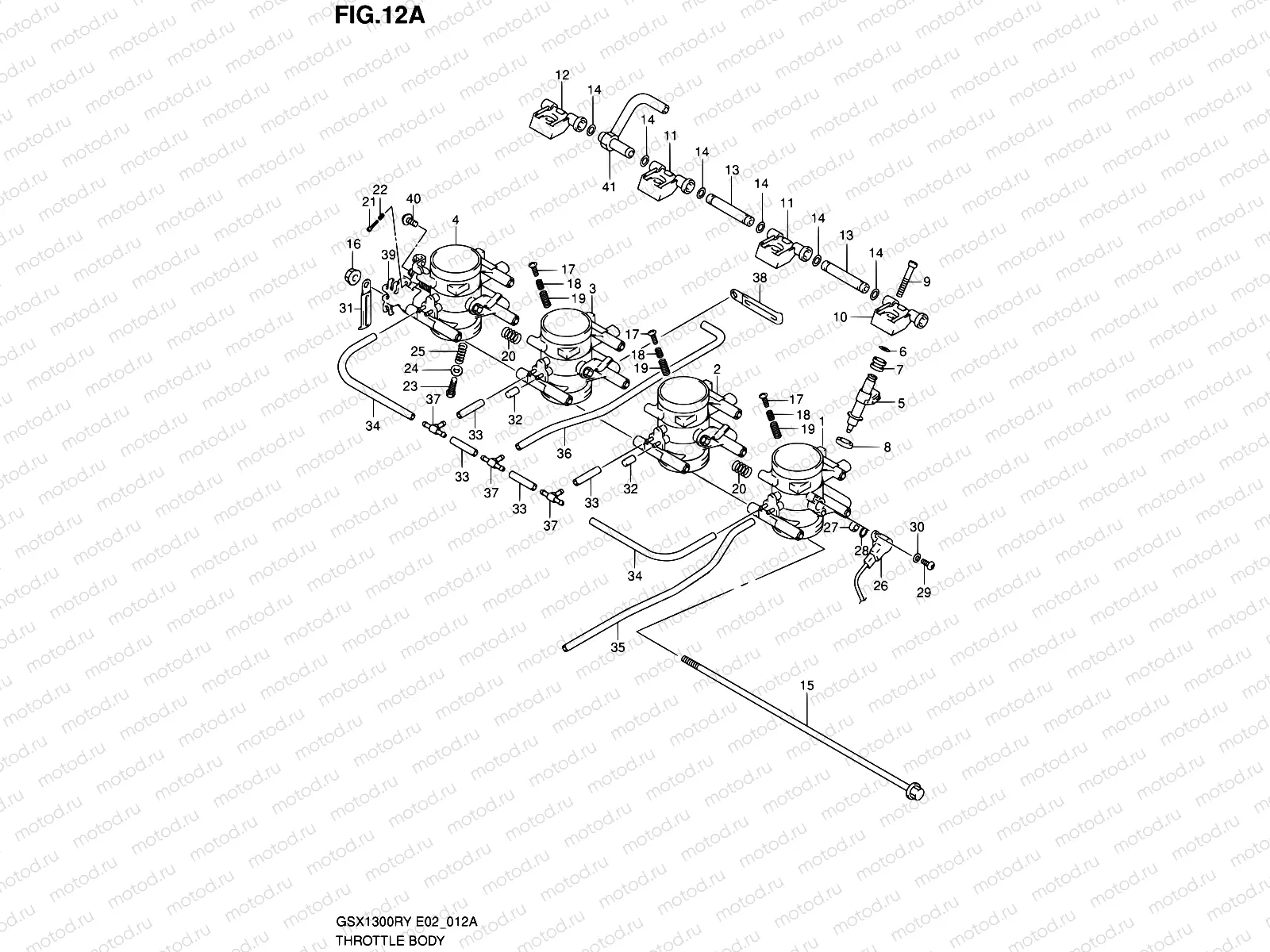 12A - THROTTLE BODY (MODEL K1)
