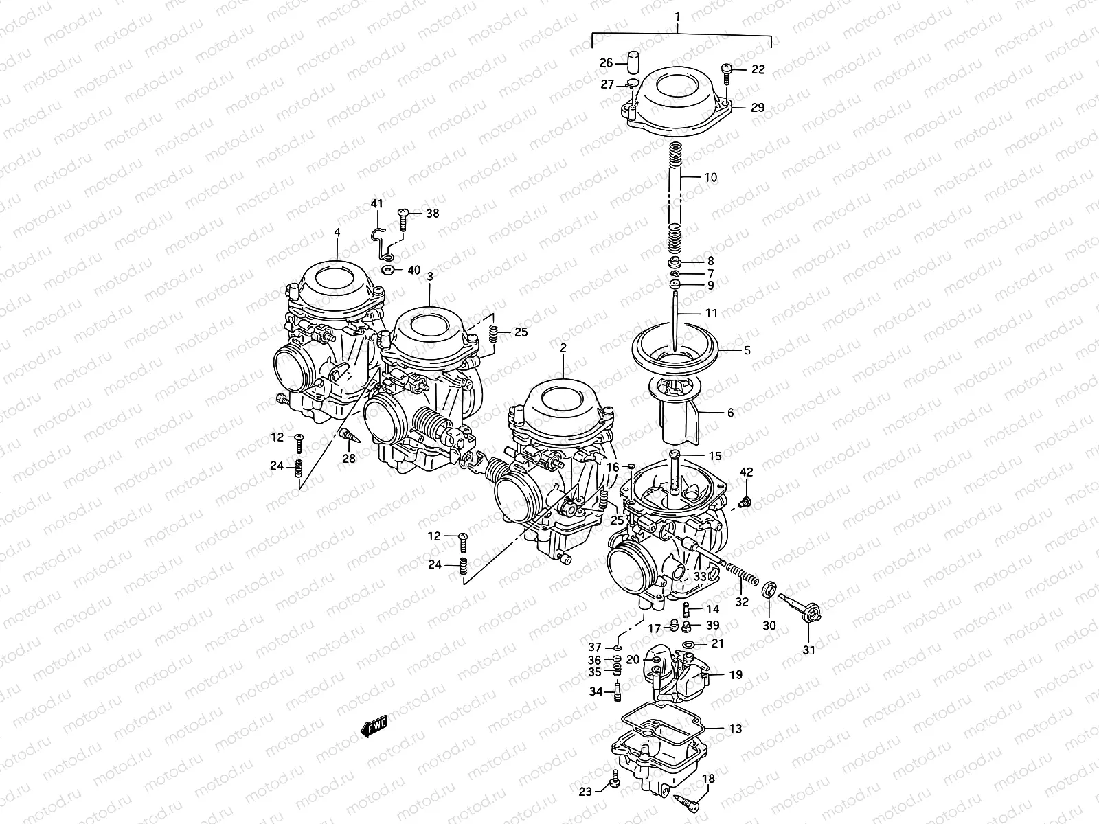 12B - CARBURETOR (MODEL L/M/N/P/R/S/T)