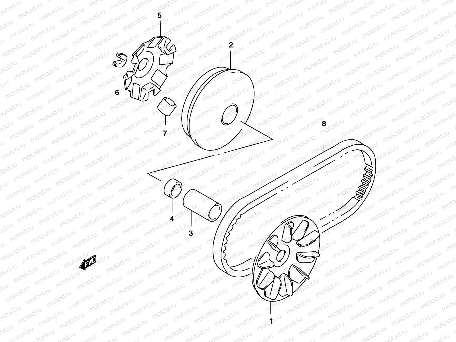 12B - TRANSMISSION (1) (MODEL AY50W K3/K4)