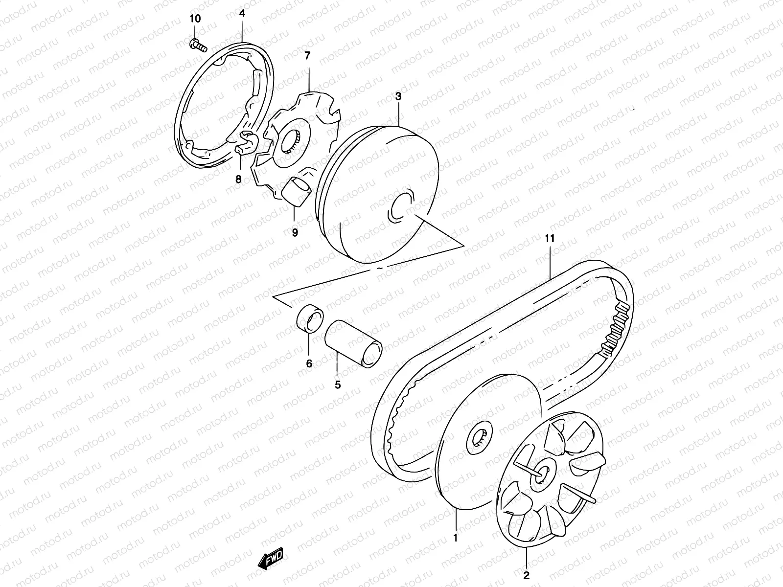 12C - TRANSMISSION (1) (MODEL AY50 K1)