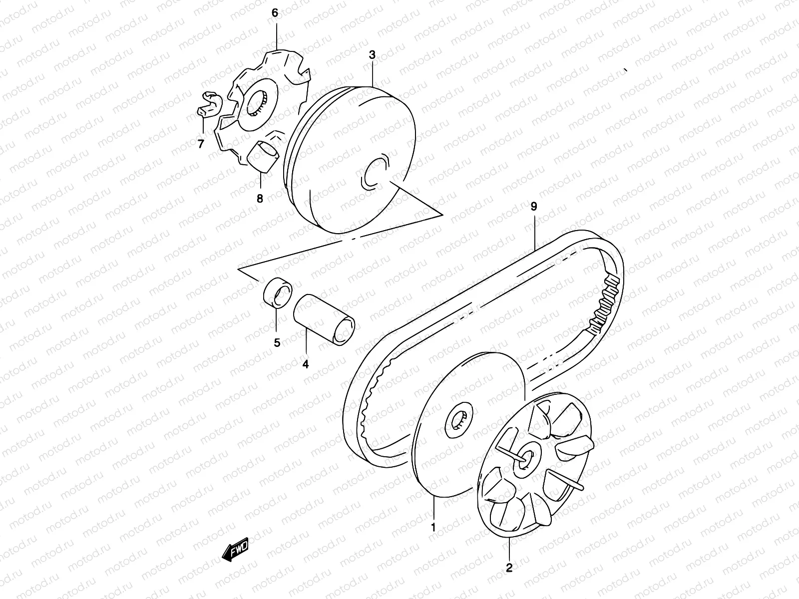 12E - TRANSMISSION (1) (MODEL AY50 K3/K4)