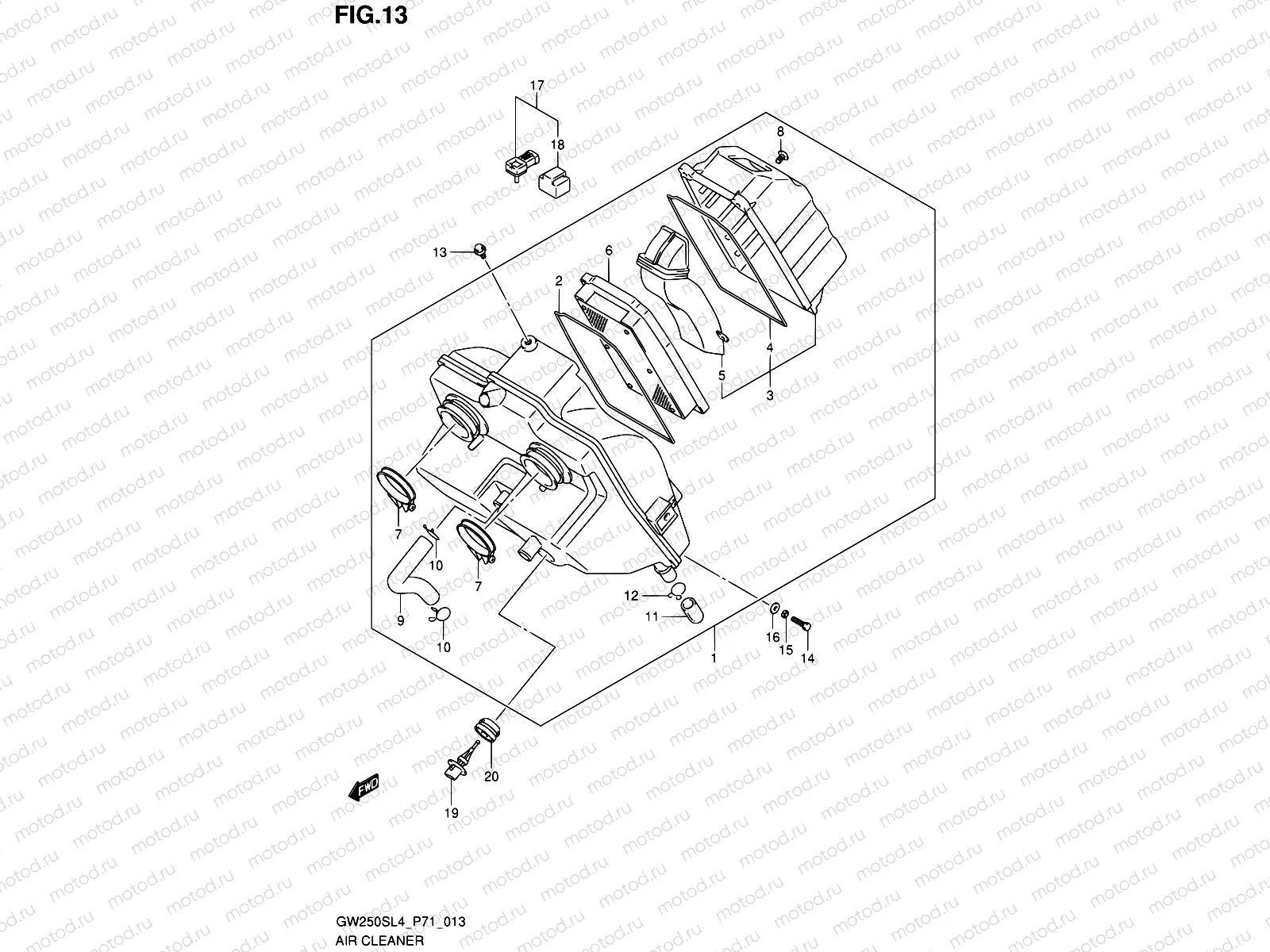 13 - AIR CLEANER