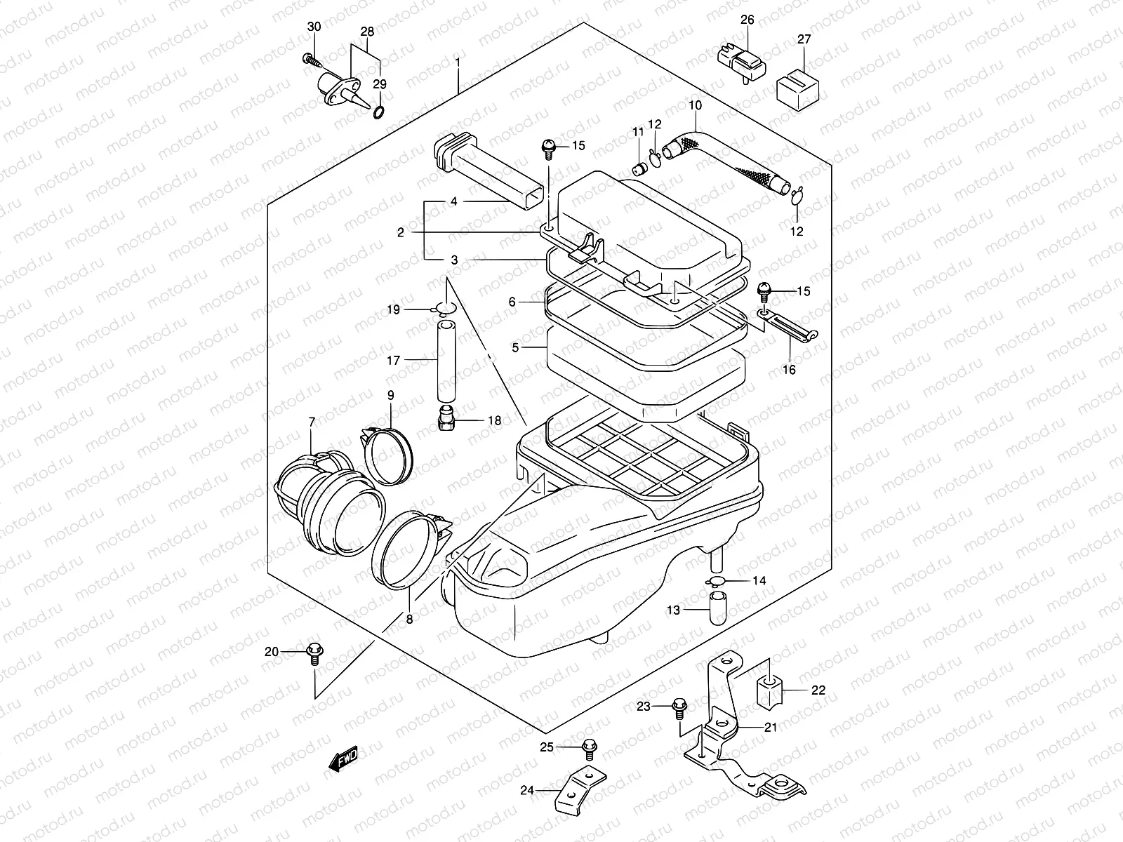 13 - AIR CLEANER