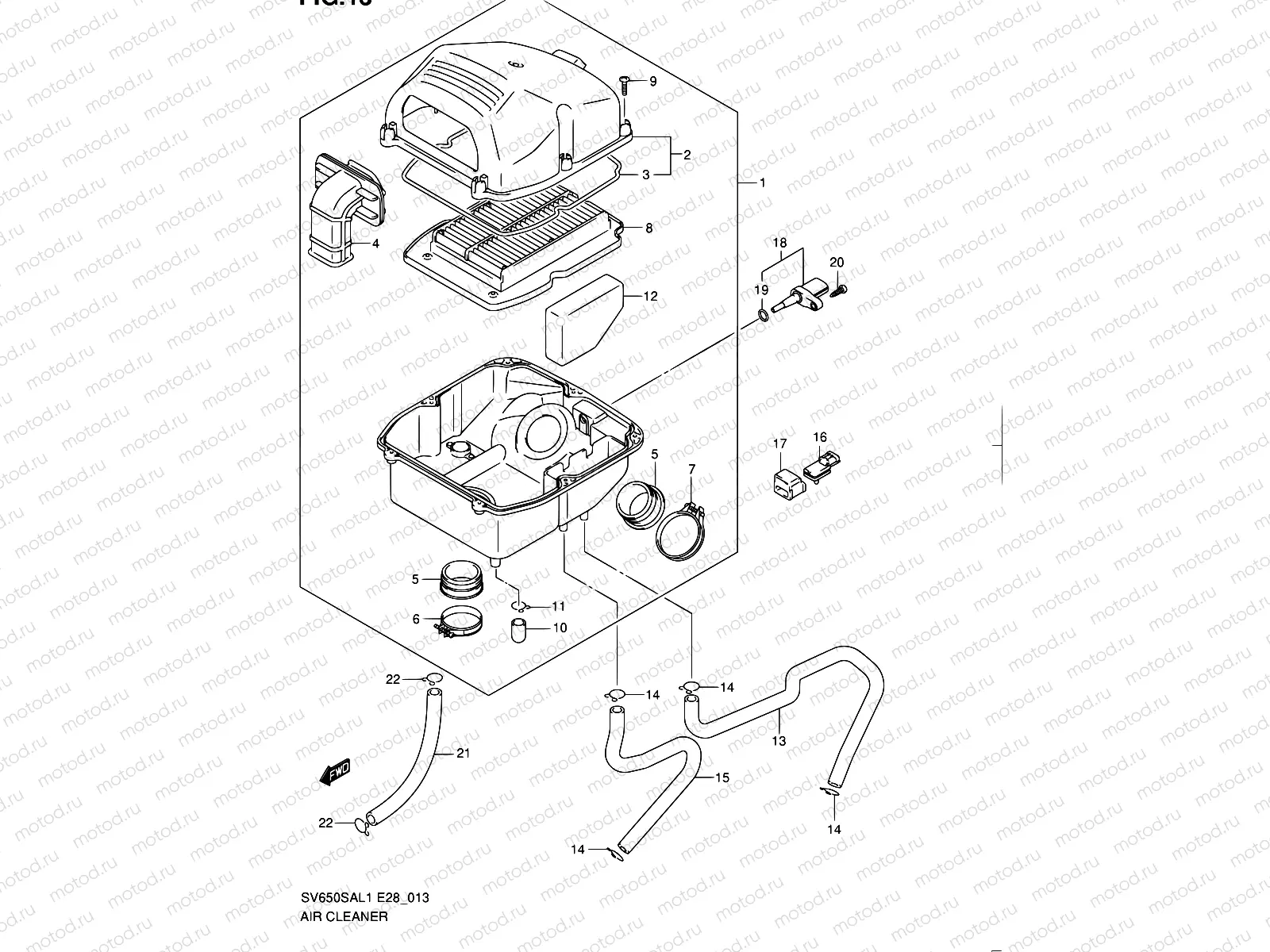 13 - AIR CLEANER