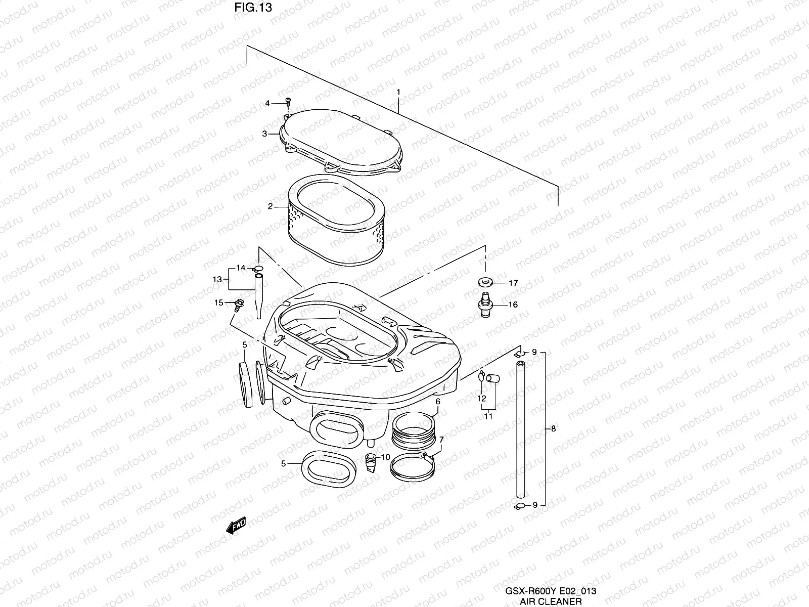 13 - AIR CLEANER