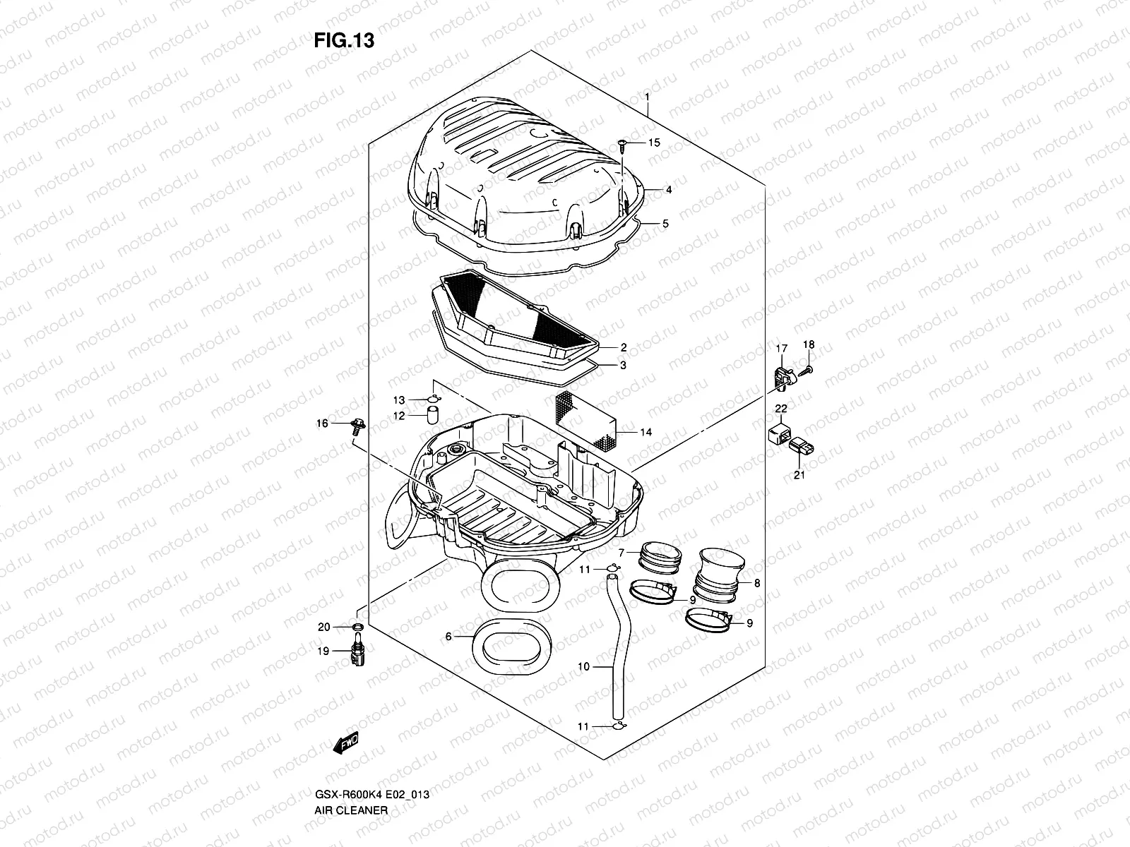 13 - AIR CLEANER