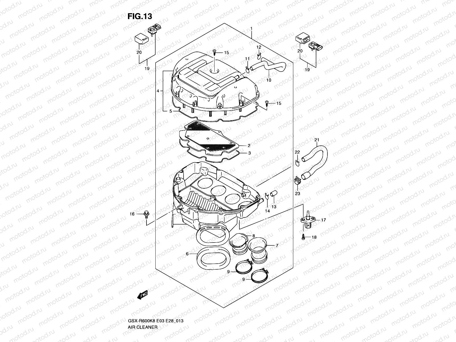 13 - AIR CLEANER