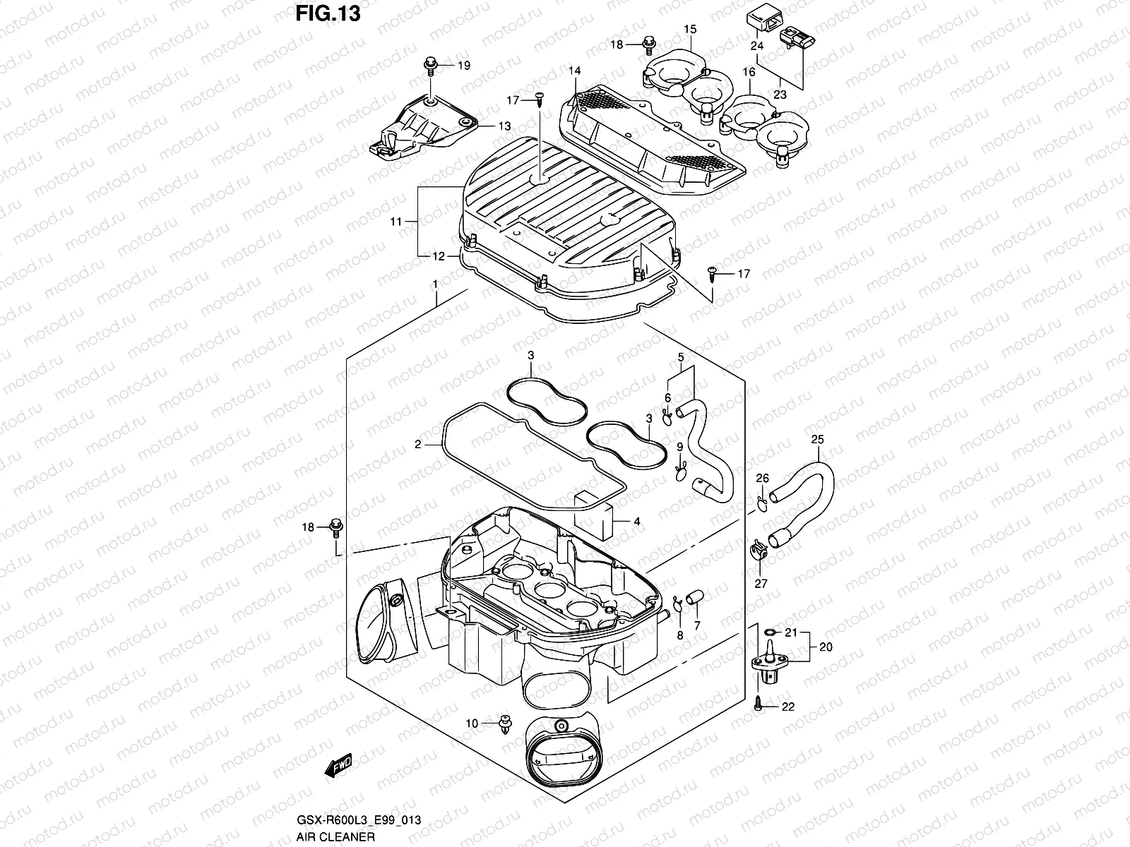 13 - AIR CLEANER