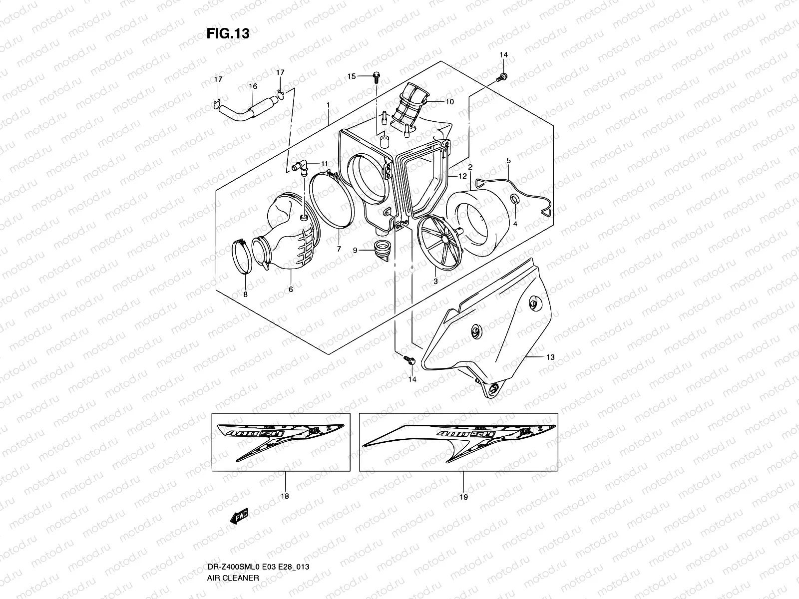 13 - AIR CLEANER