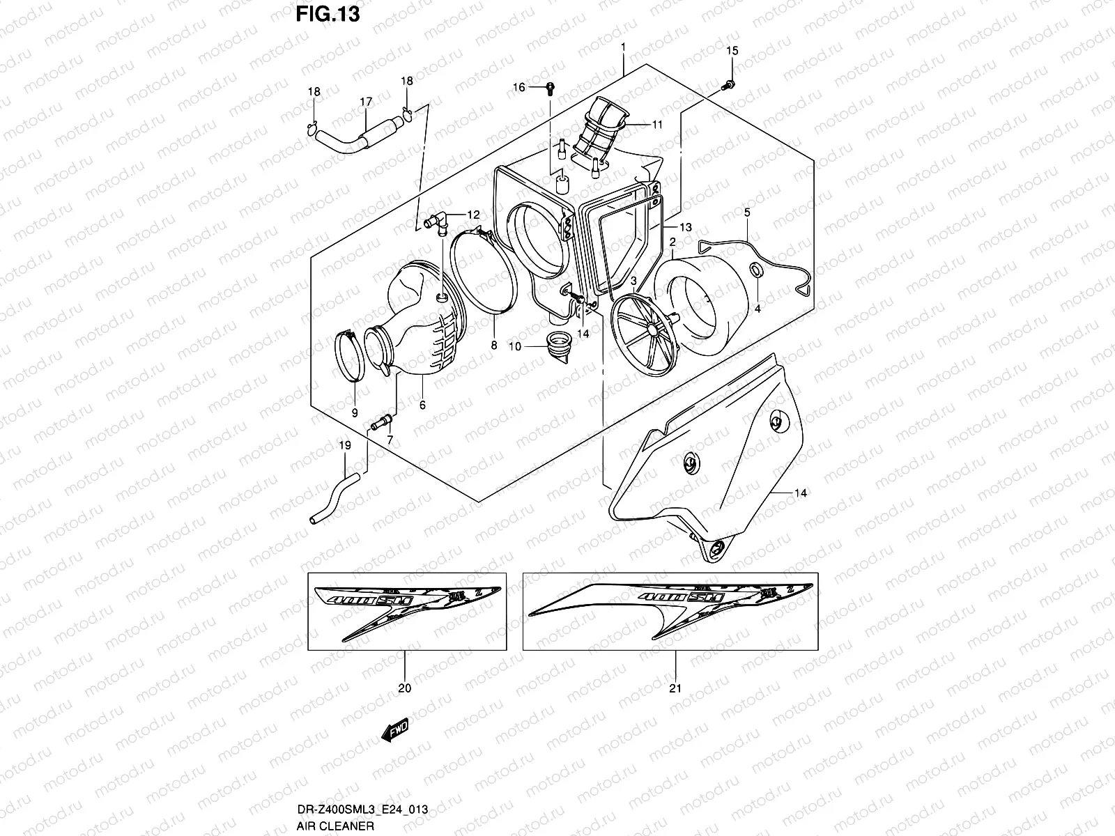 13 - AIR CLEANER