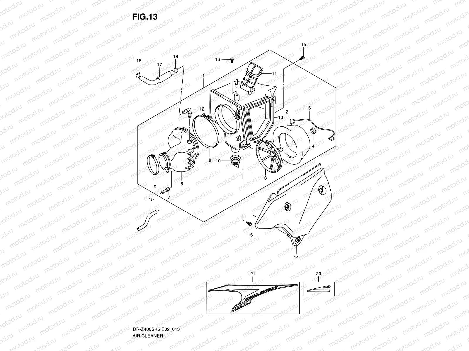 13 - AIR CLEANER