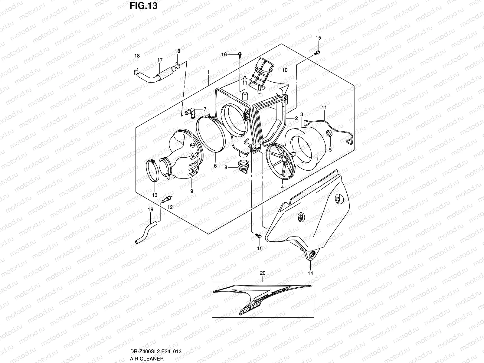 13 - AIR CLEANER