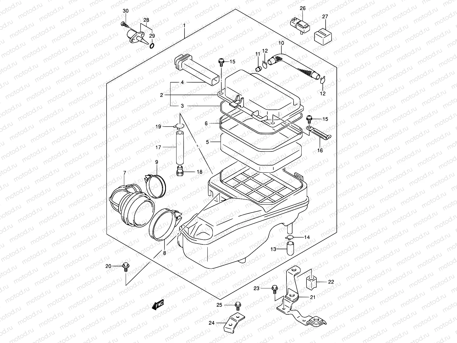 13 - AIR CLEANER