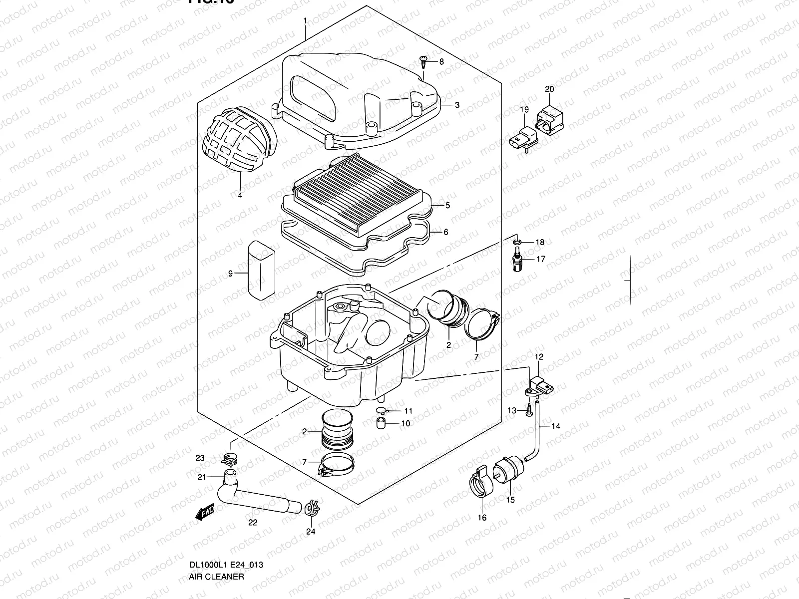 13 - AIR CLEANER