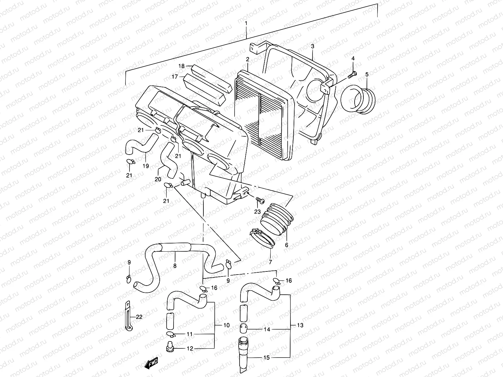 13 - AIR CLEANER