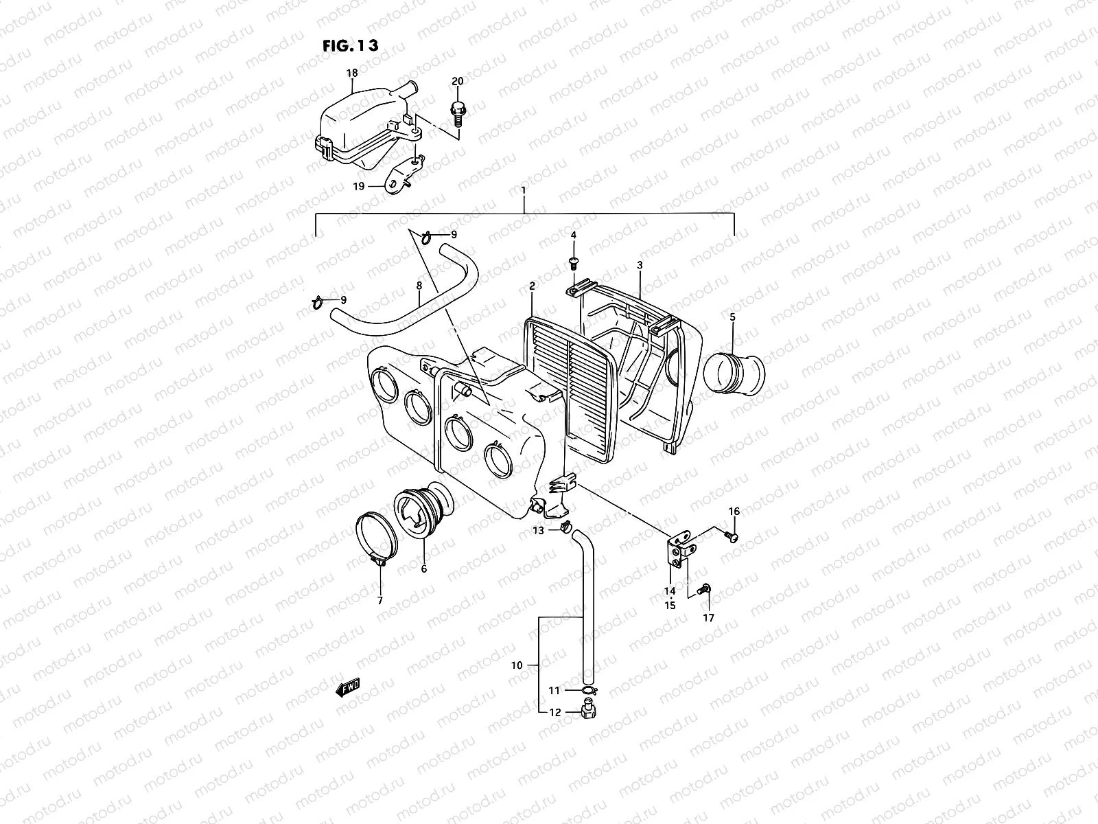 13 - AIR CLEANER