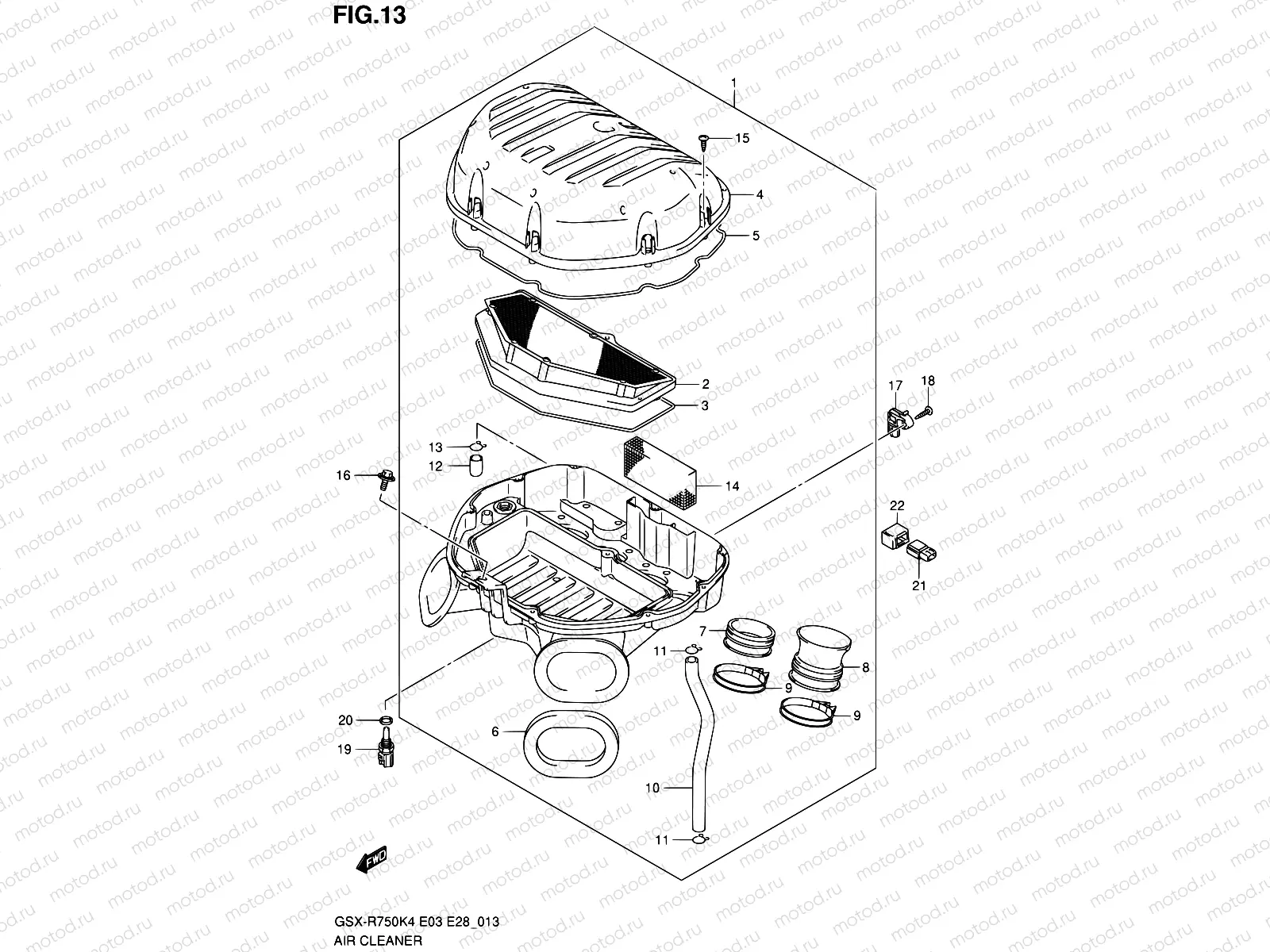 13 - AIR CLEANER