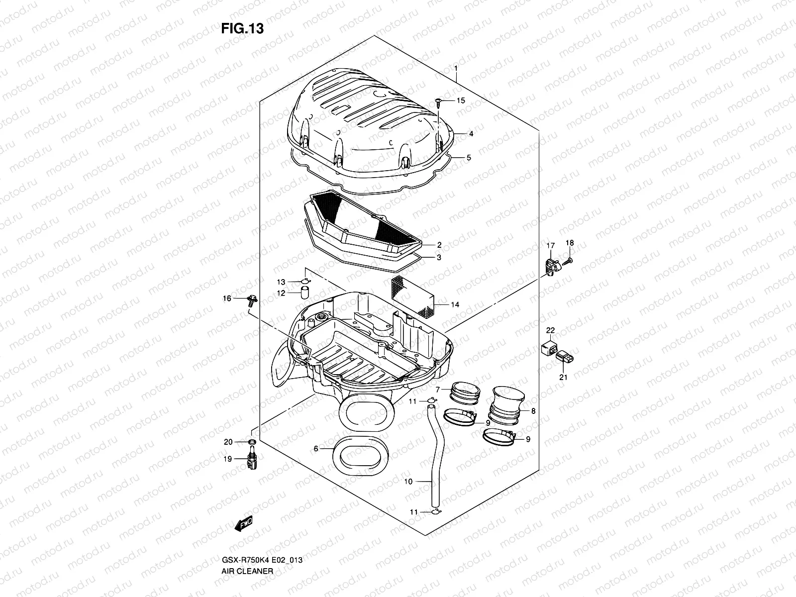 13 - AIR CLEANER