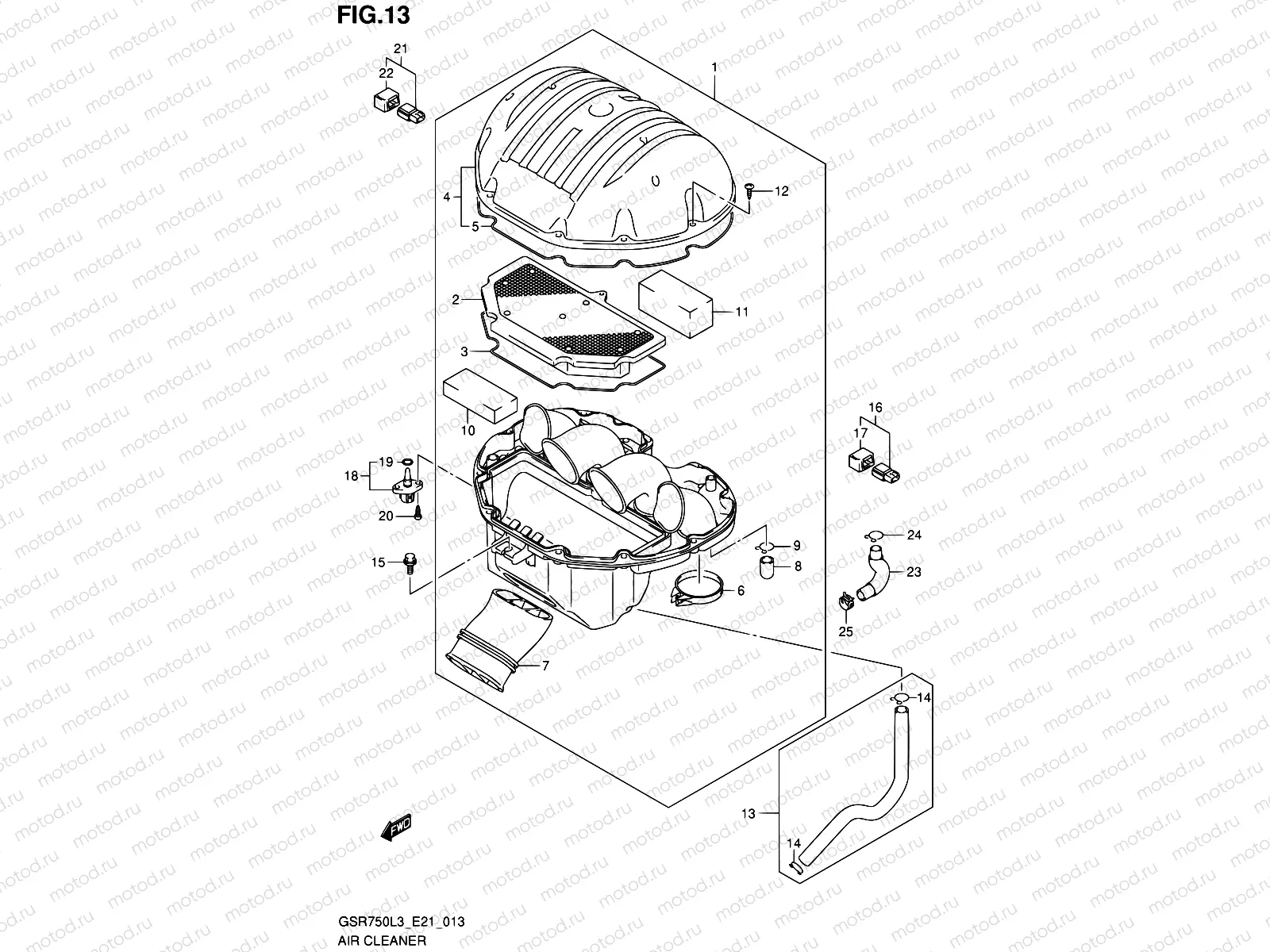 13 - AIR CLEANER