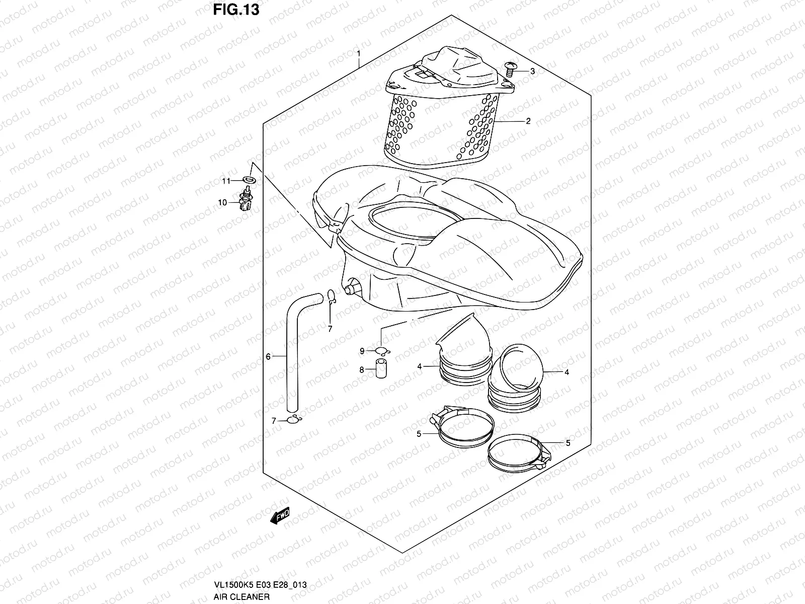 13 - AIR CLEANER