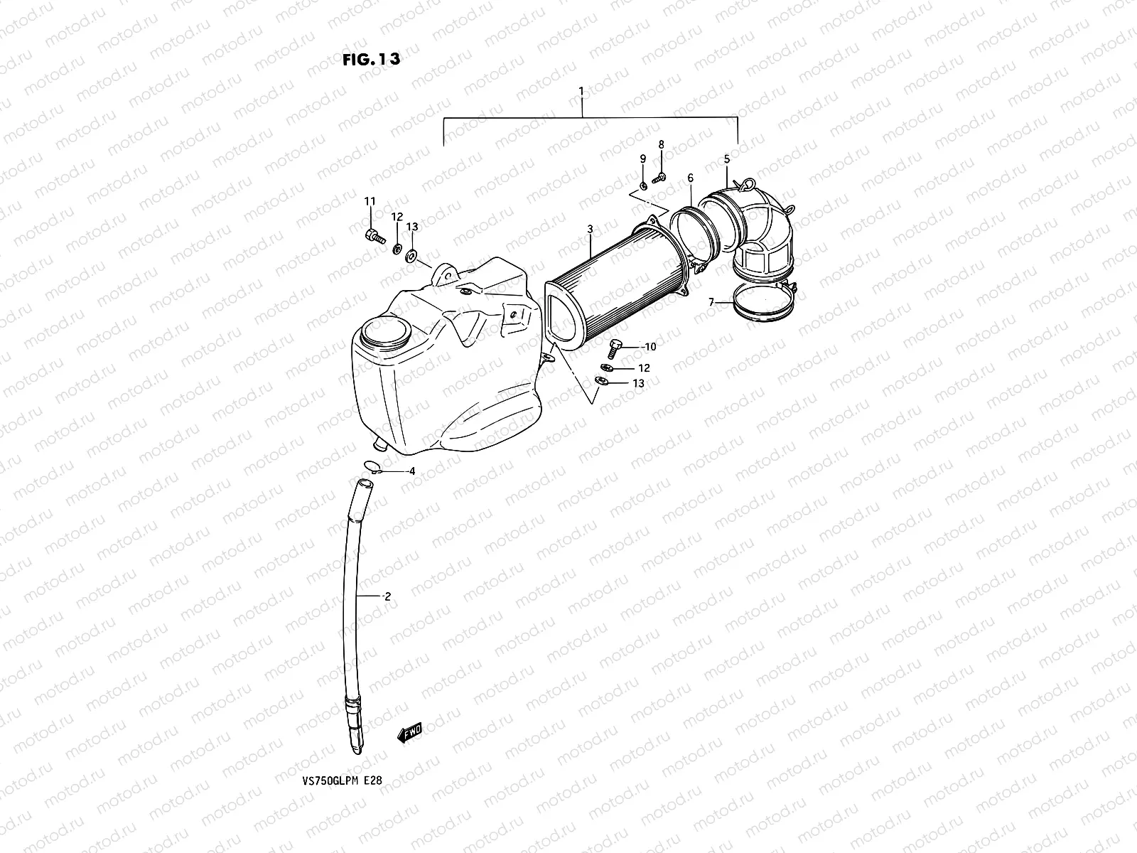 13 - AIR CLEANER (FRONT)