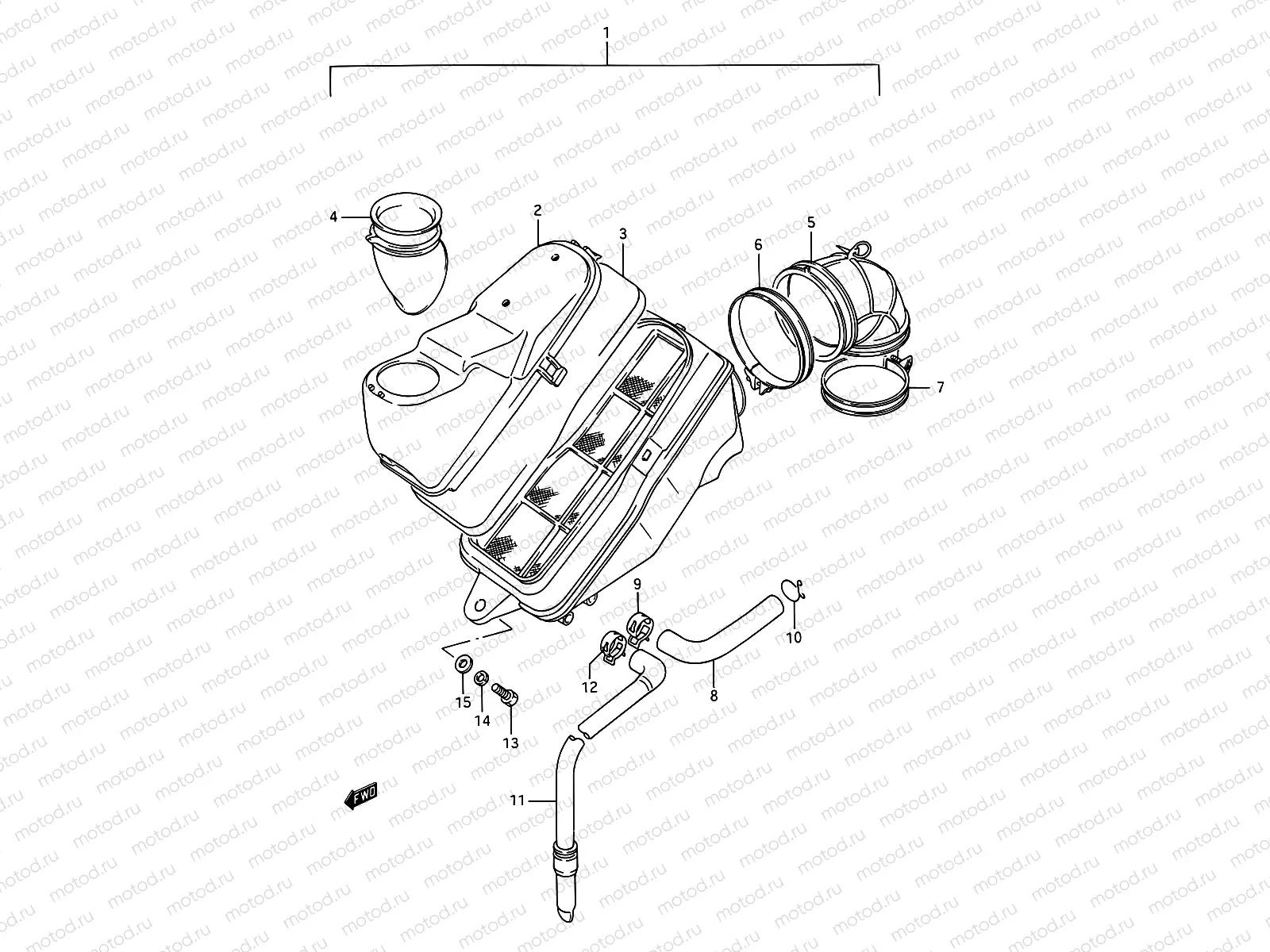 13 - AIR CLEANER (FRONT)