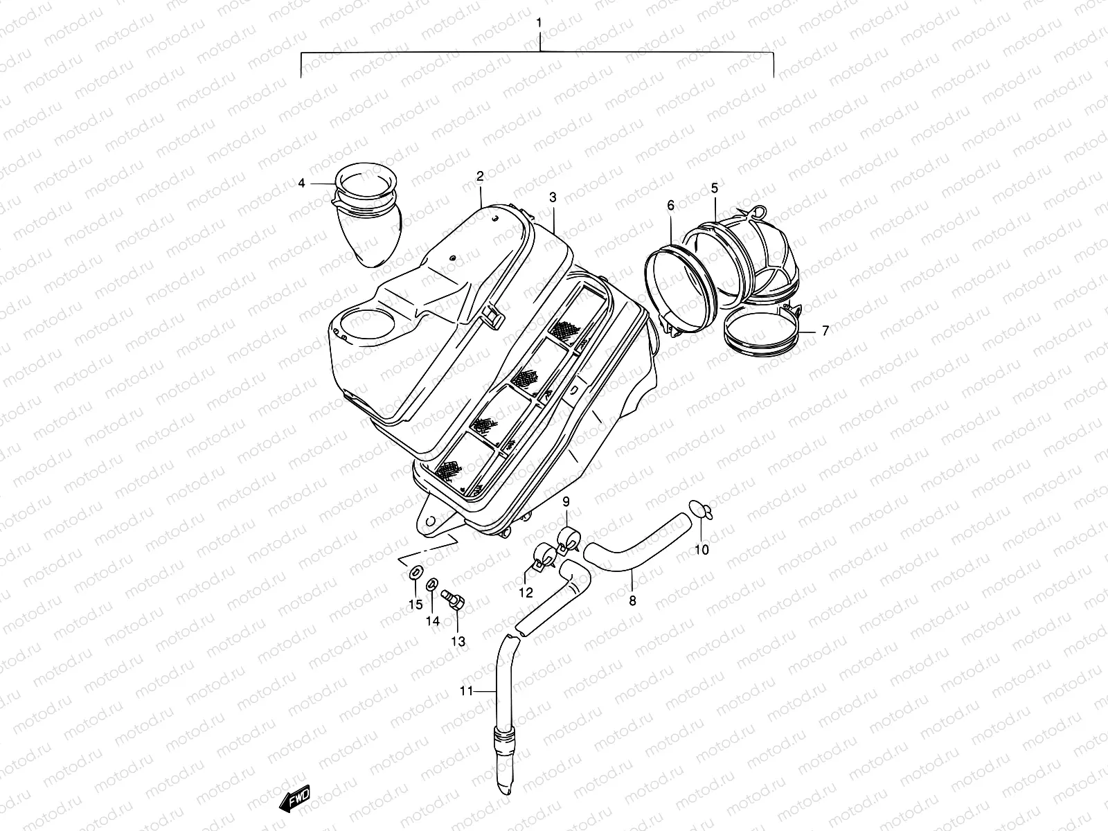 13 - AIR CLEANER (FRONT)