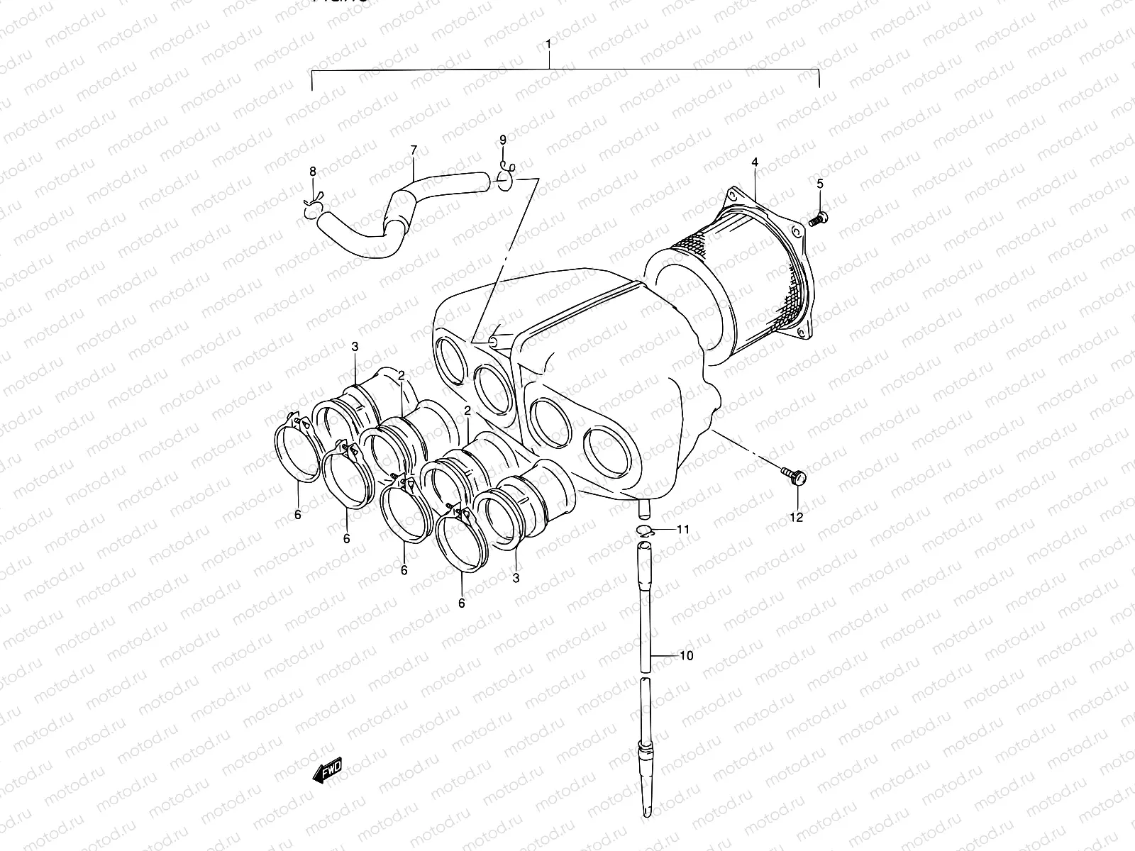 13 - AIR CLEANER (SEE NOTE)