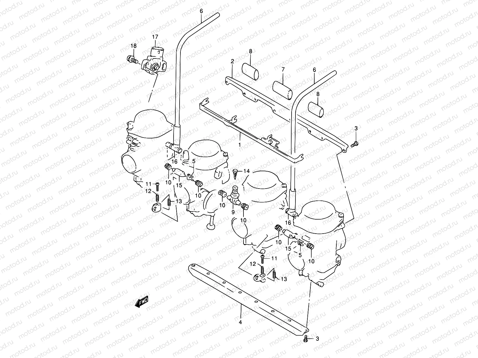 13 - CARBURETOR FITTING
