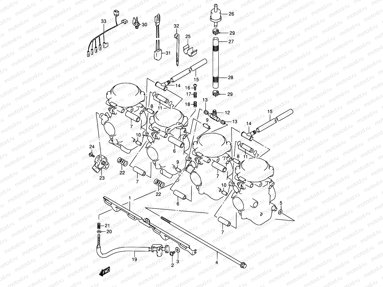 13 - CARBURETOR FITTINGS