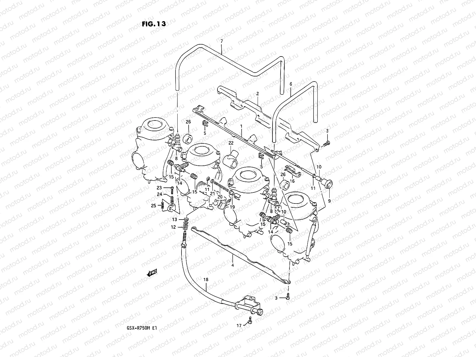 13 - CARBURETOR FITTINGS