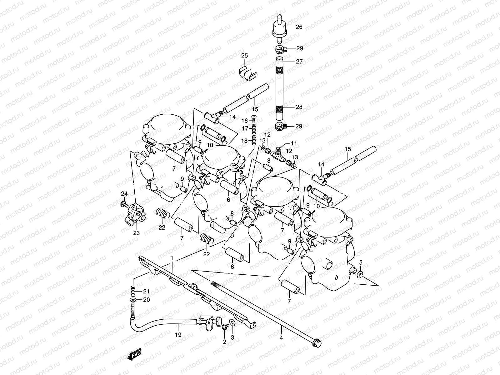 13 - CARBURETOR FITTINGS