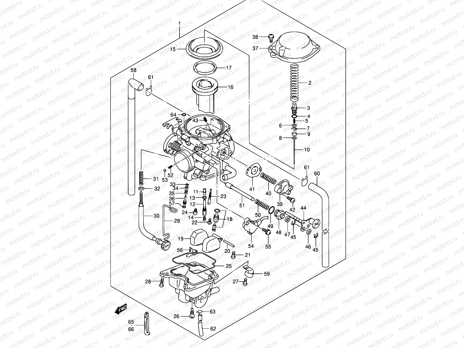 13 - CARBURETOR (FOR E33)