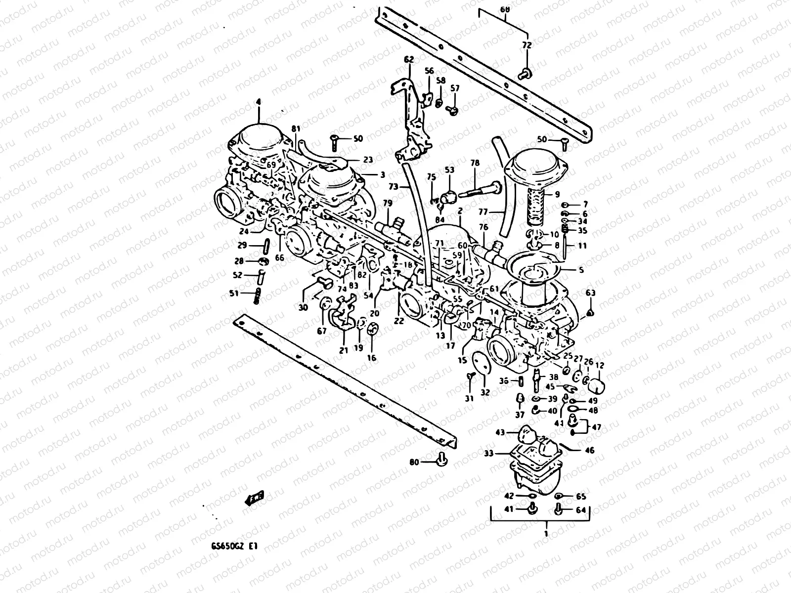 13 - CARBURETOR (MODEL X)