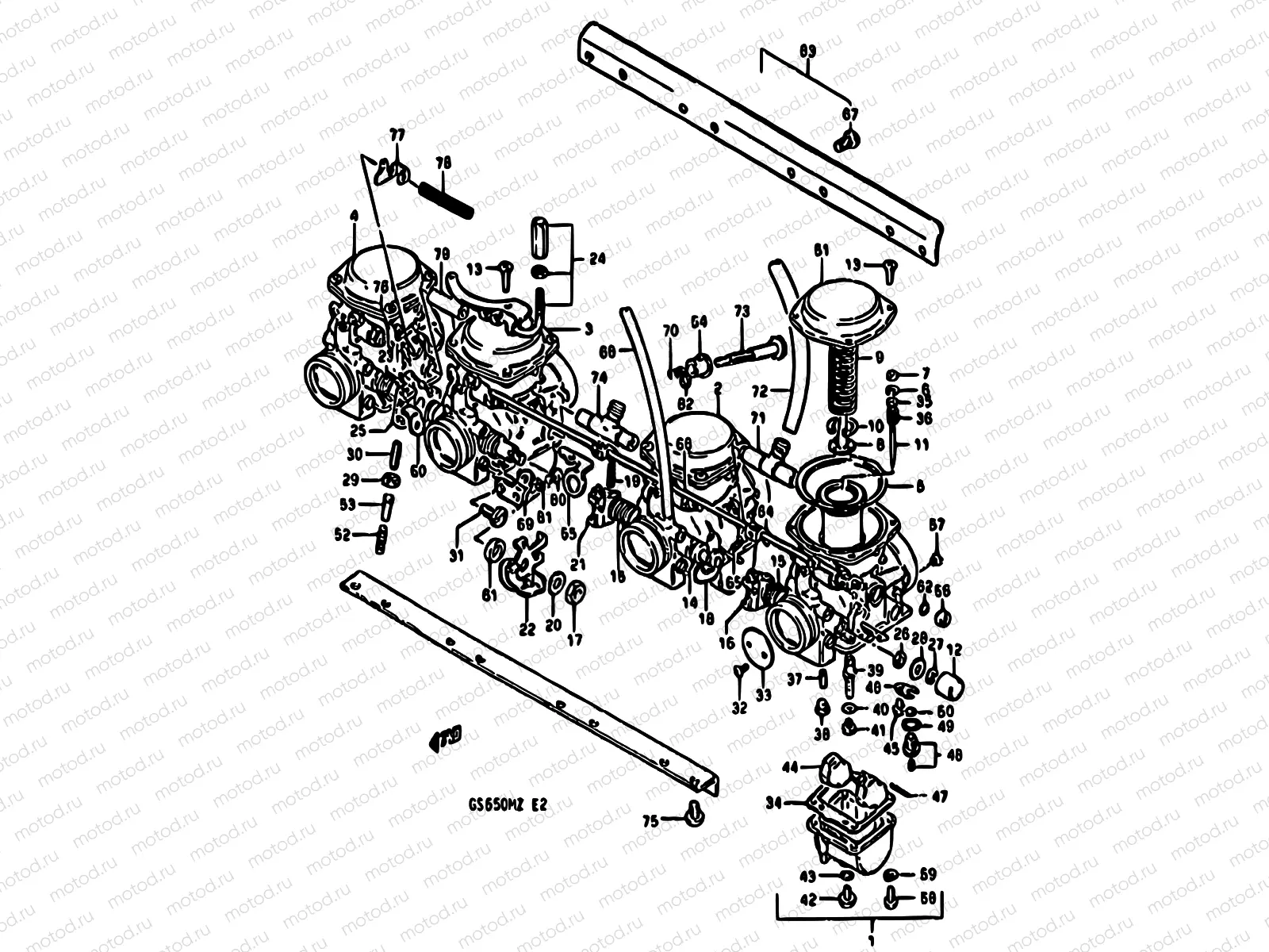 13 - CARBURETOR (MODEL Z)