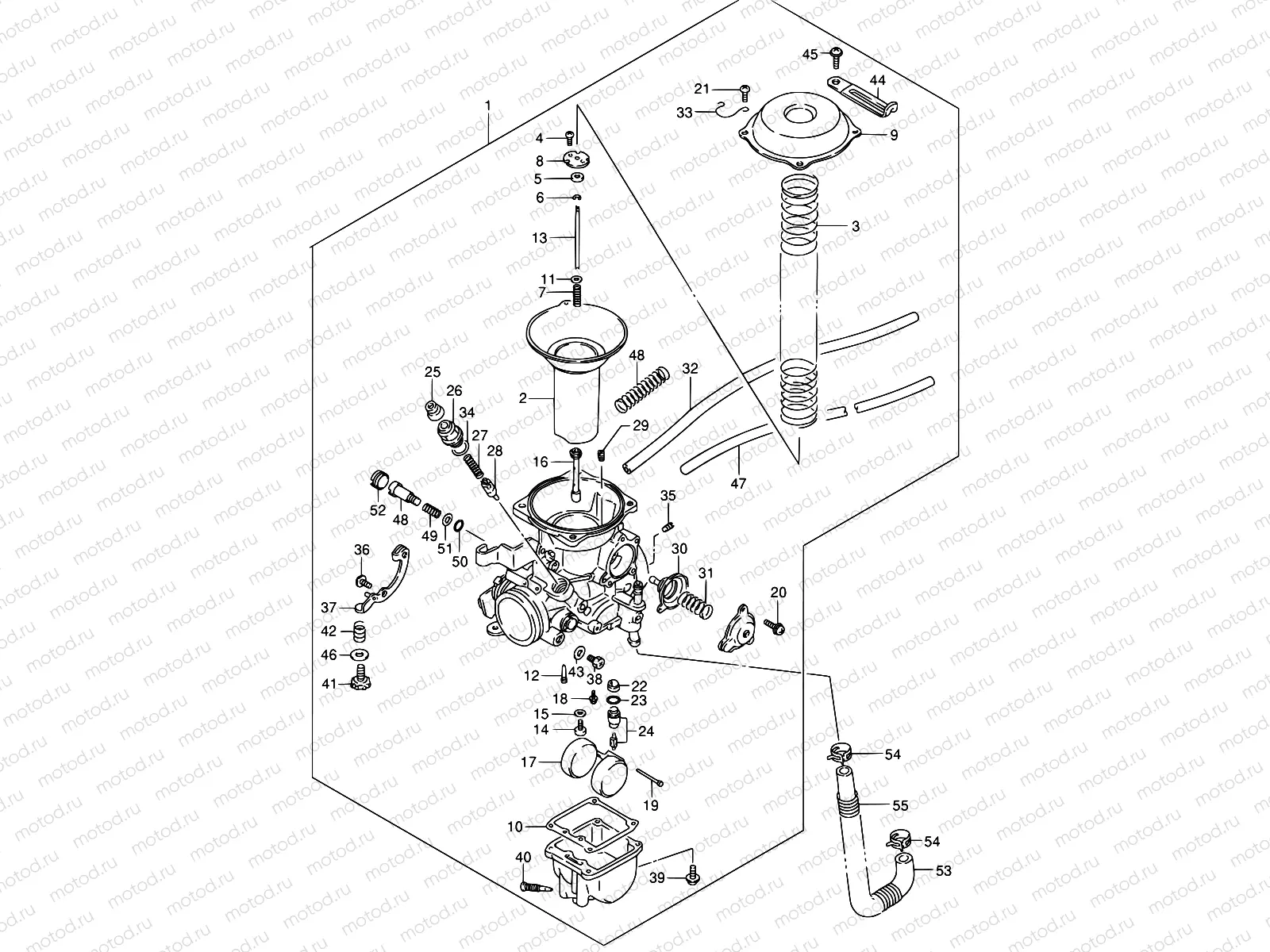 13 - CARBURETOR (REAR)