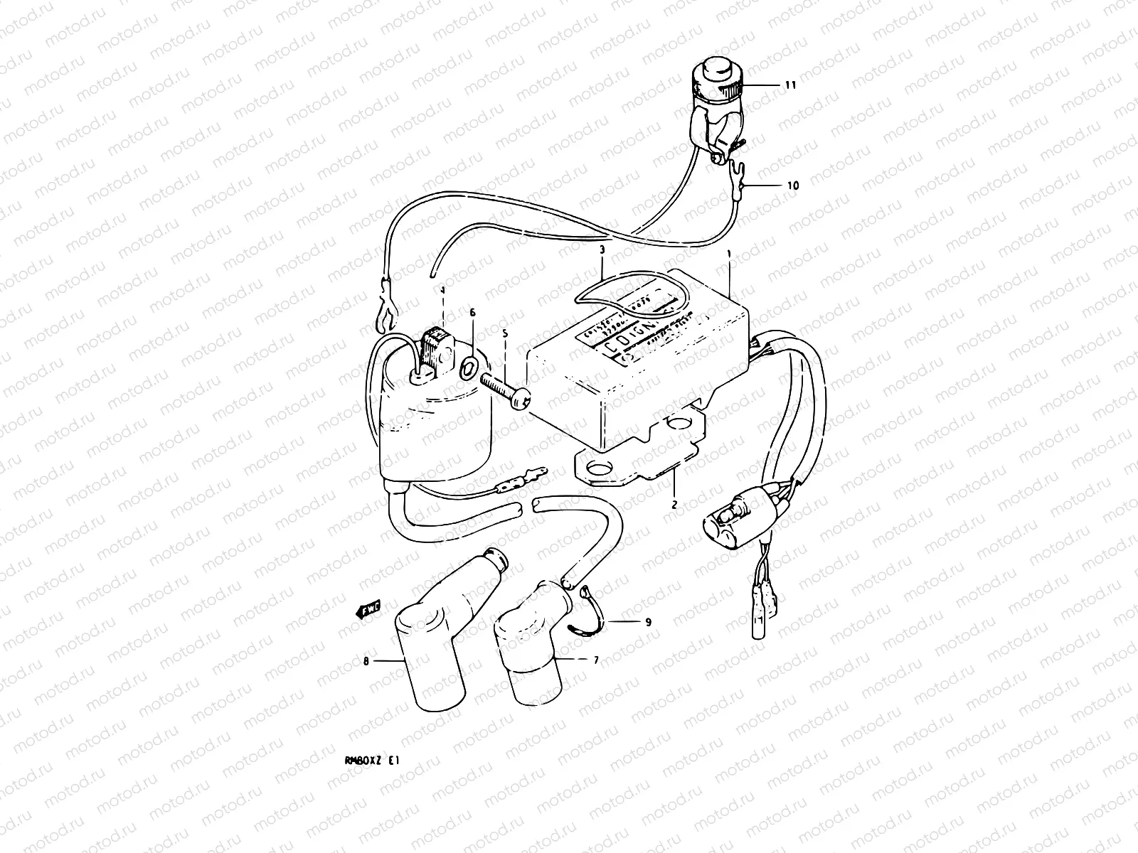 13 - CDI UNIT - IGNITION COIL