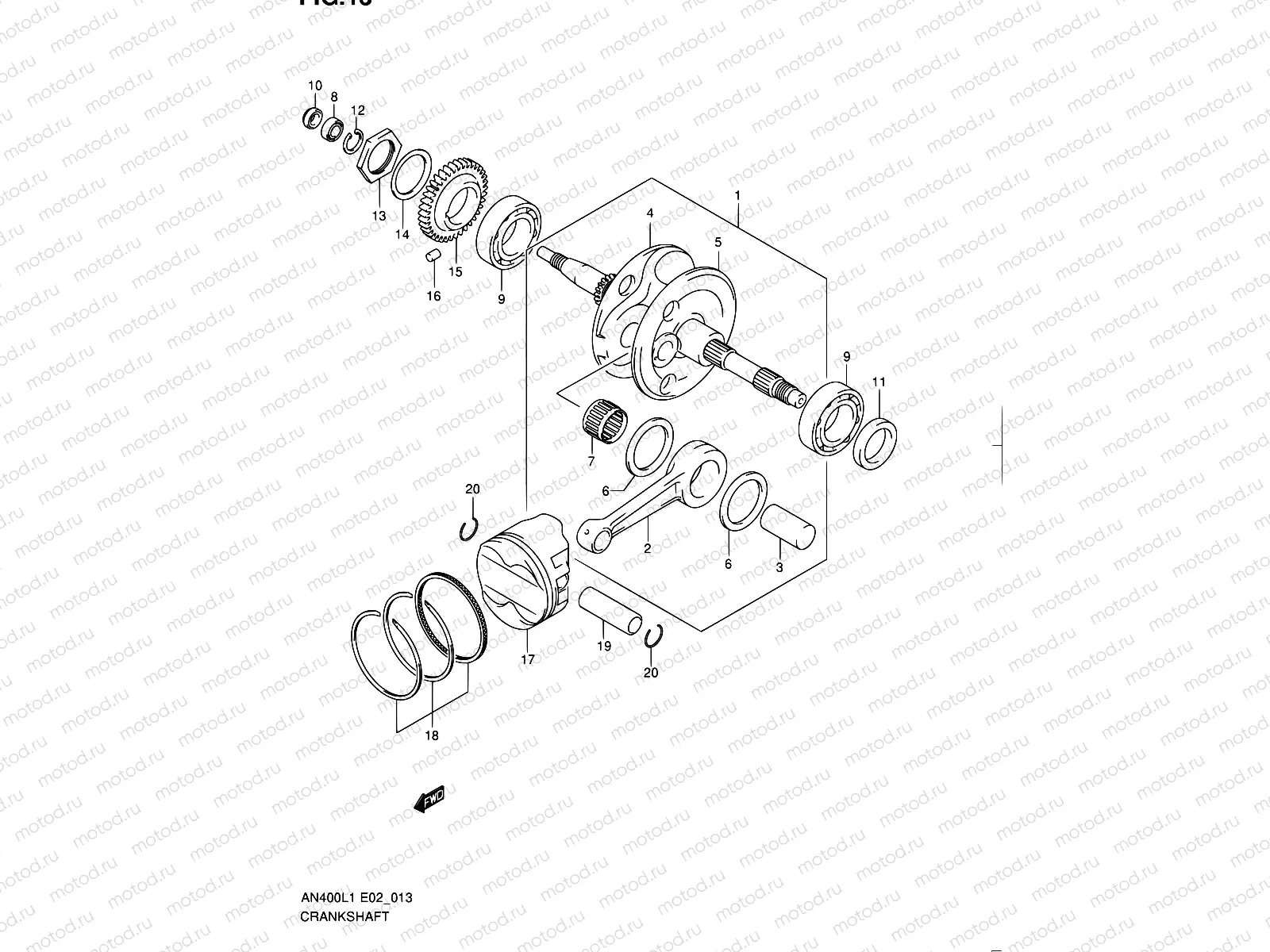 13 - CRANKSHAFT