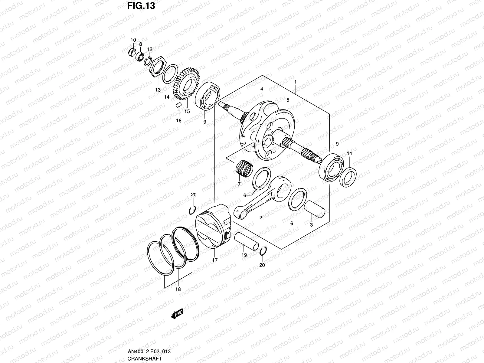 13 - CRANKSHAFT