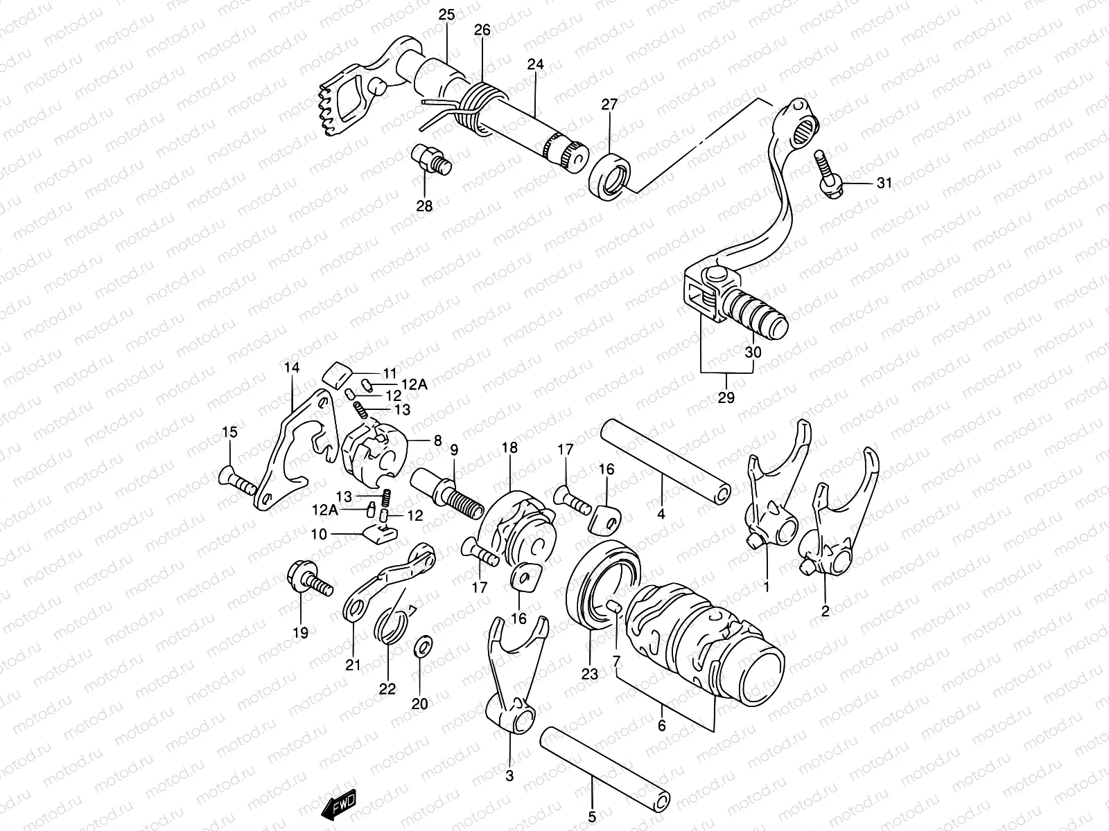 13 - GEAR SHIFTING (MODEL K2/K3/K4)