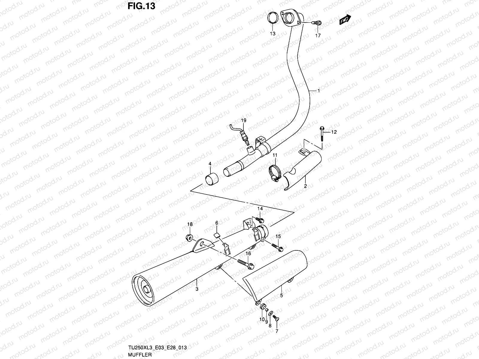 13 - MUFFLER