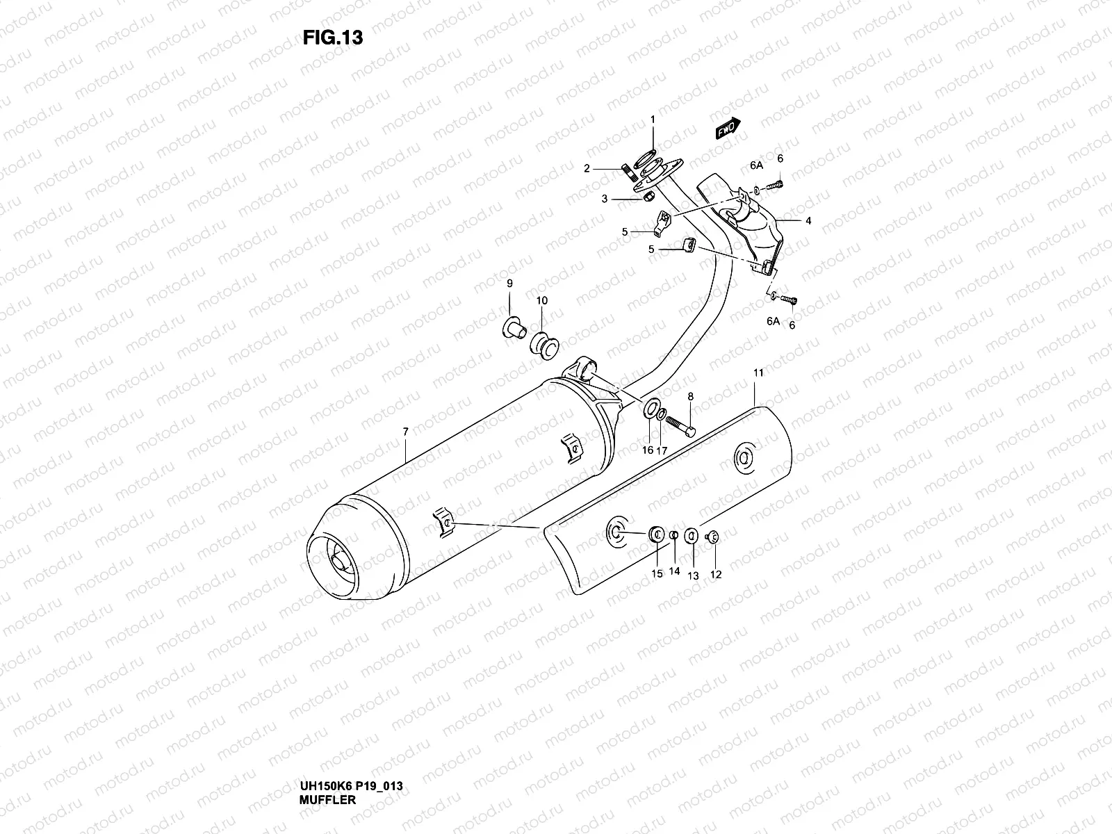 13 - MUFFLER