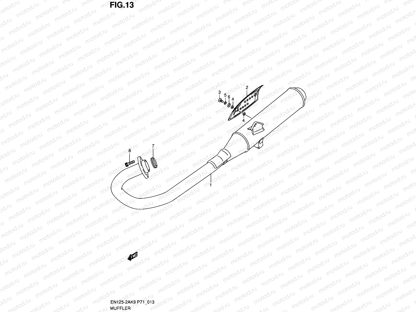13 - MUFFLER