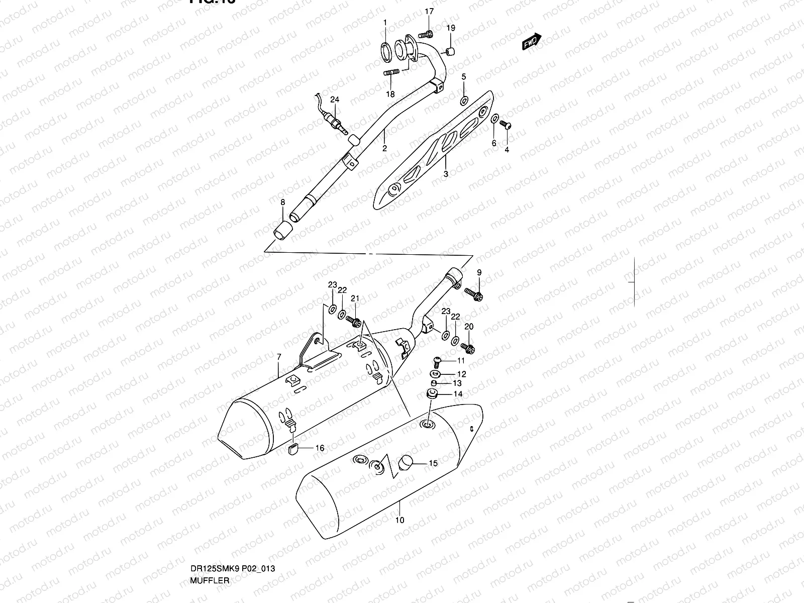 13 - MUFFLER