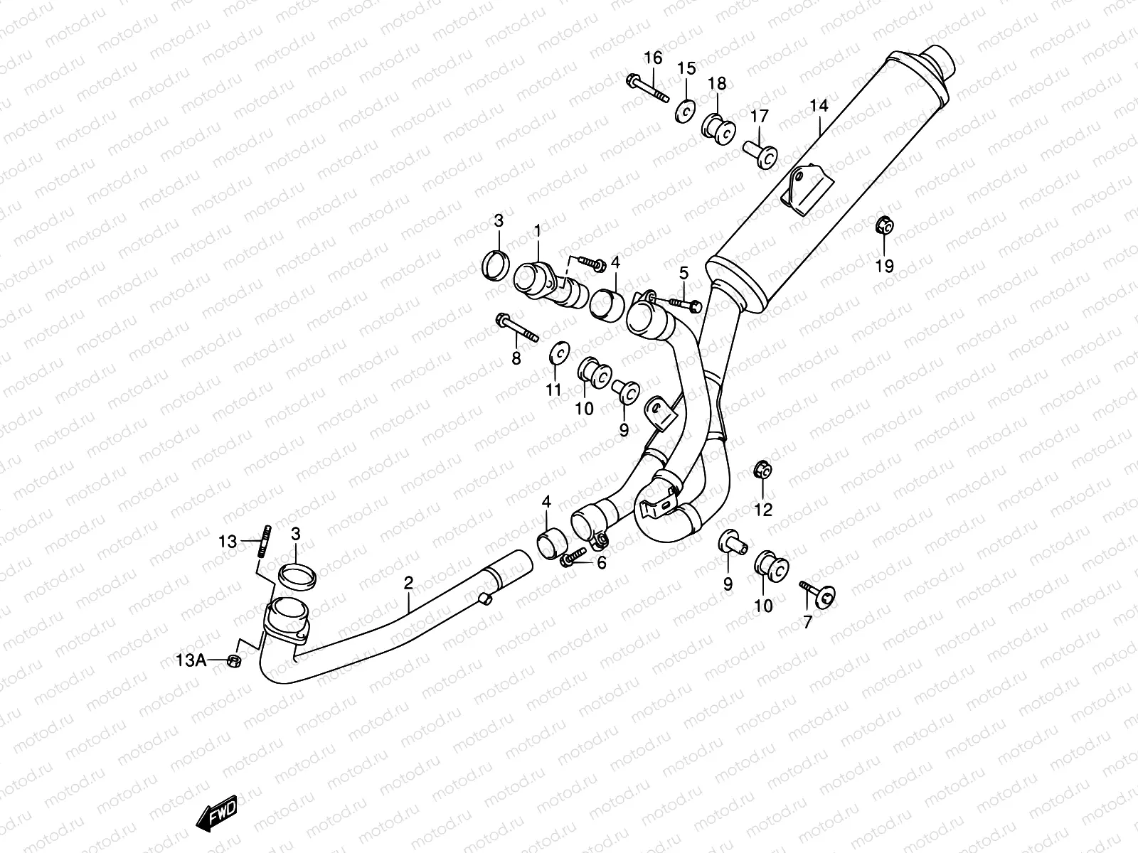 13 - MUFFLER