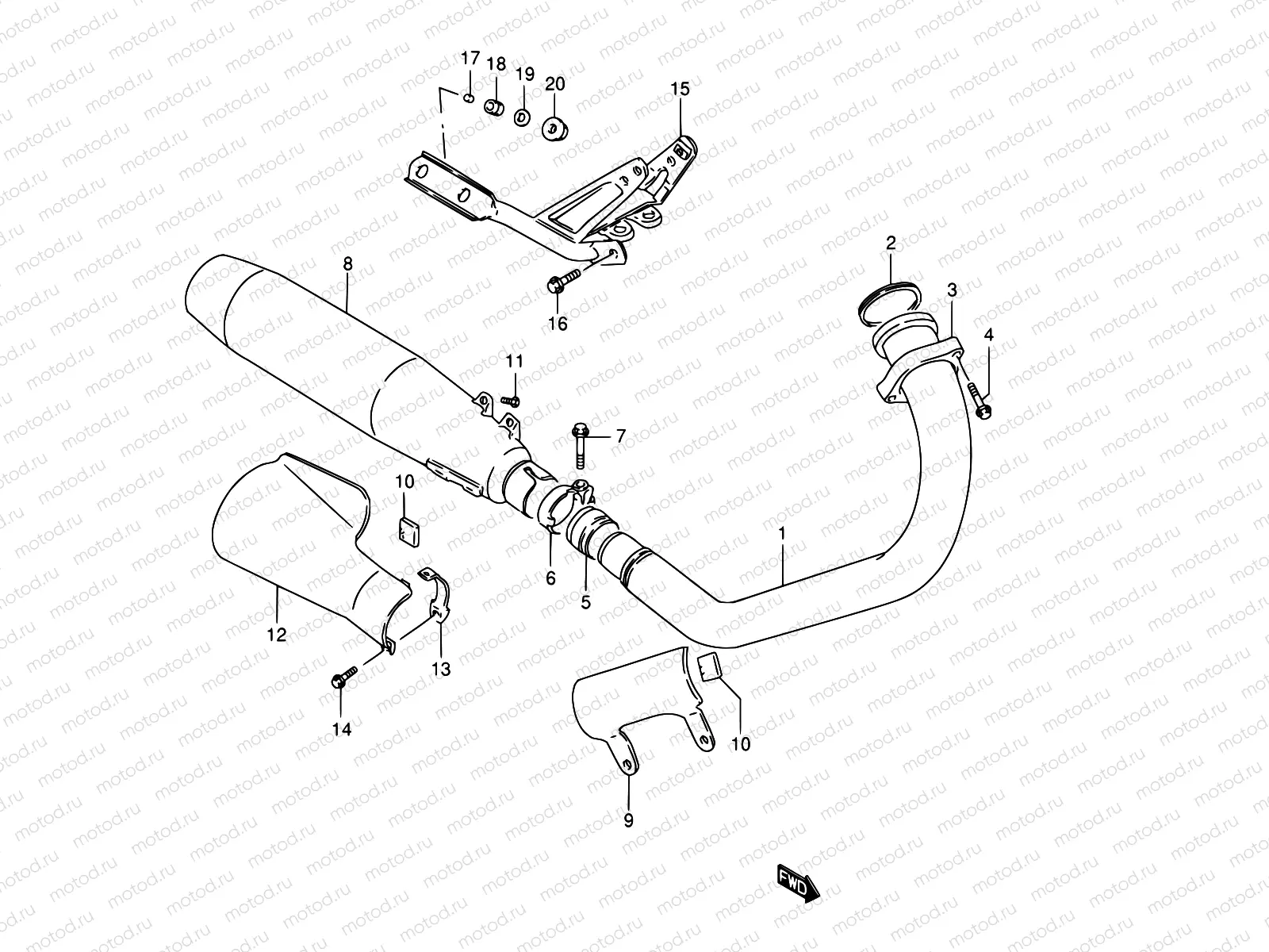 13 - MUFFLER
