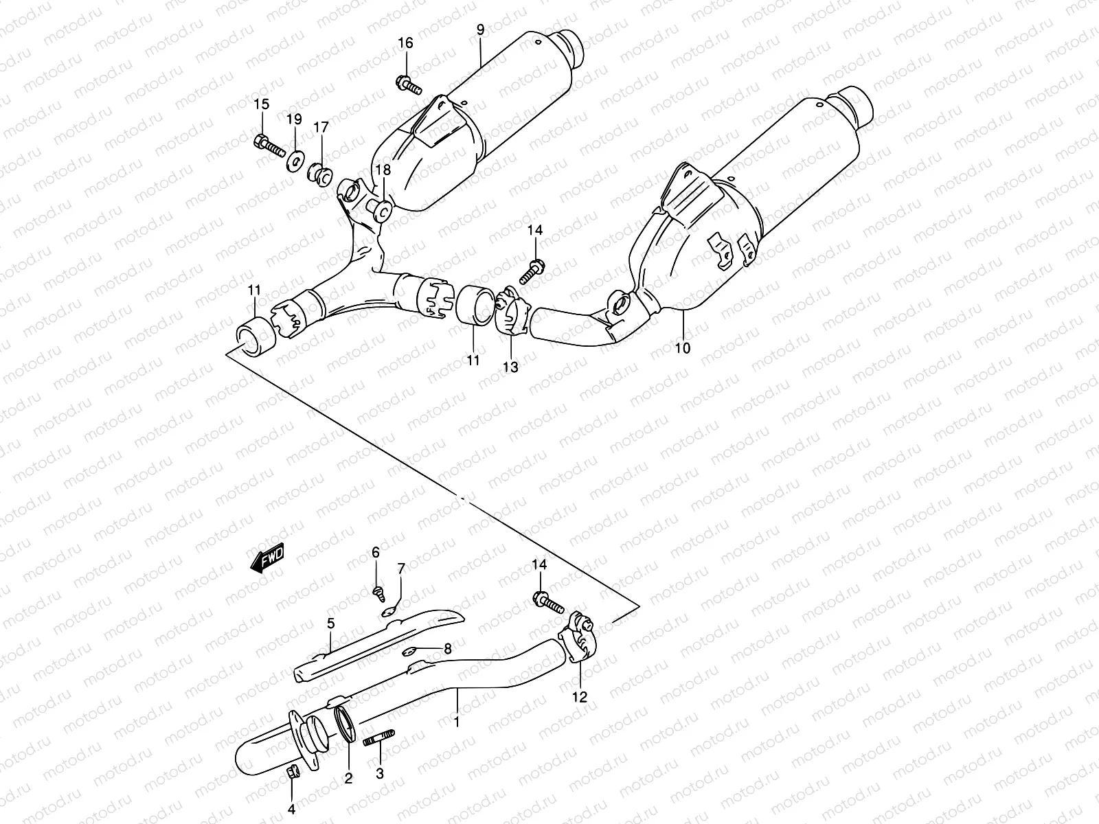 13 - MUFFLER