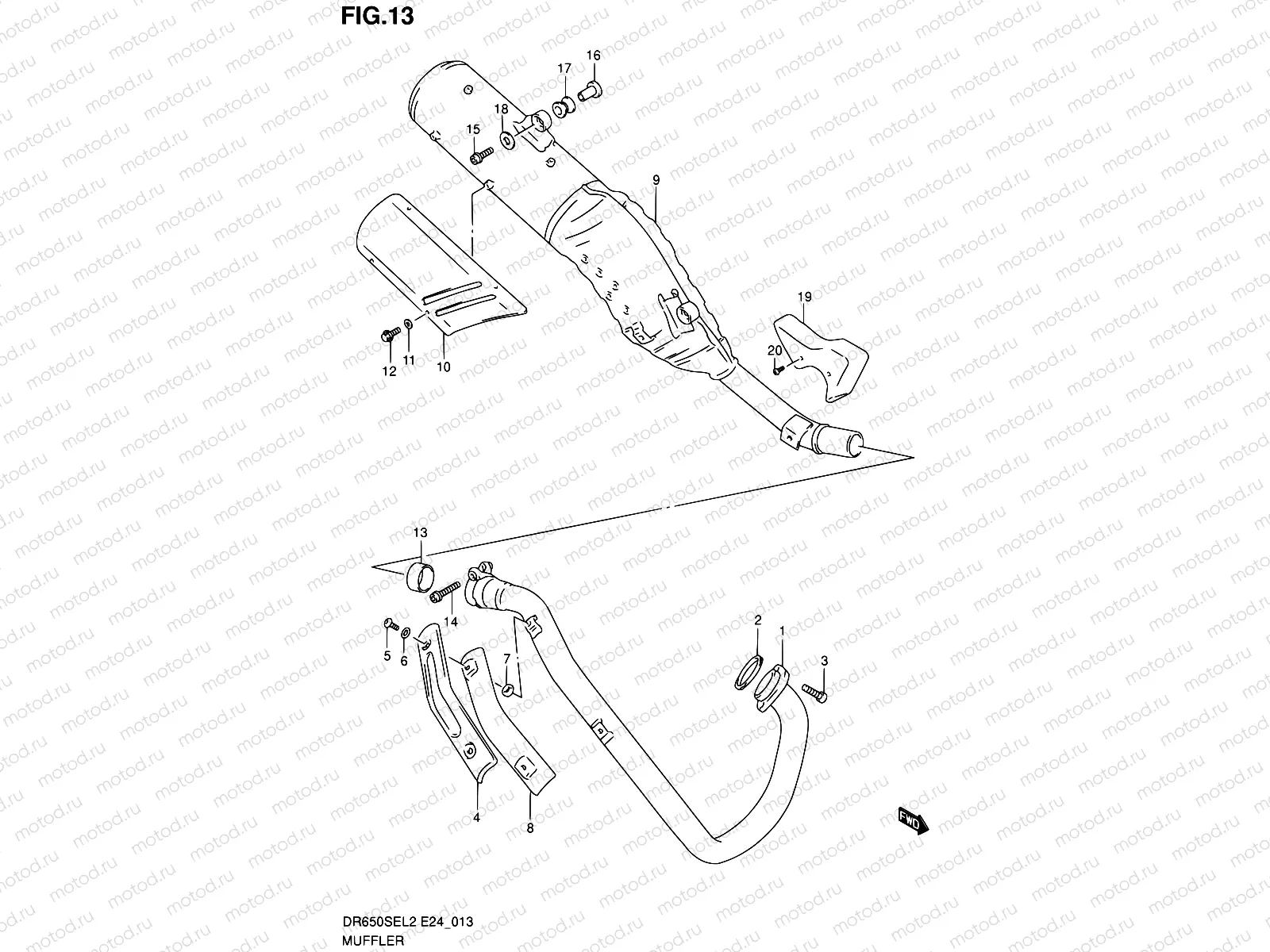 13 - MUFFLER