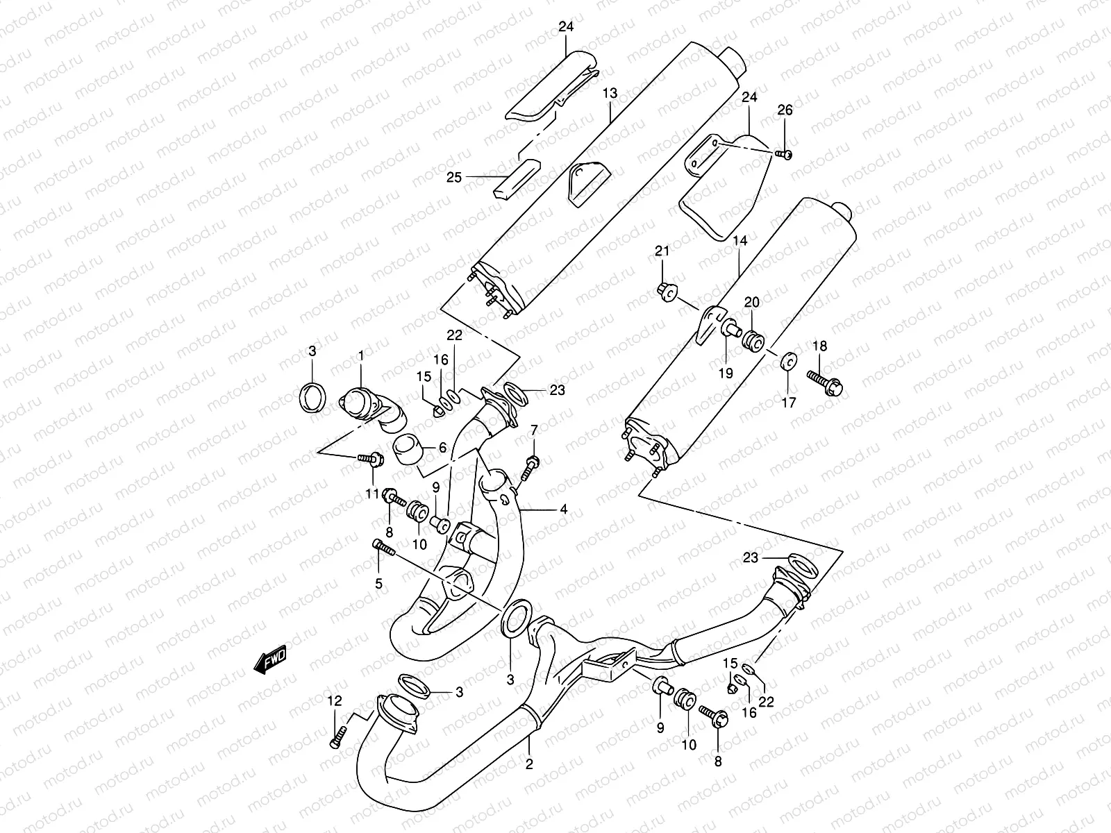 13 - MUFFLER