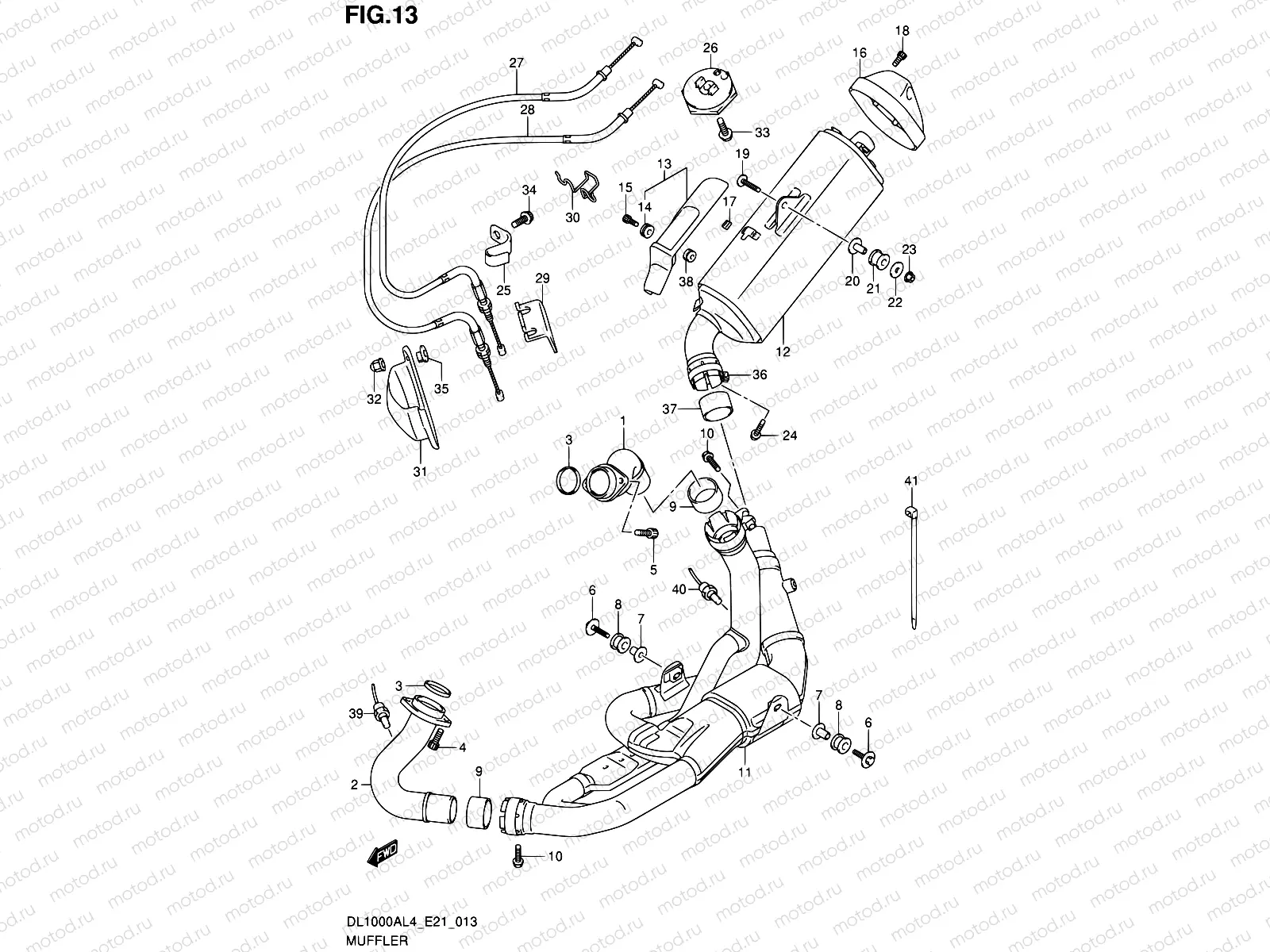13 - MUFFLER